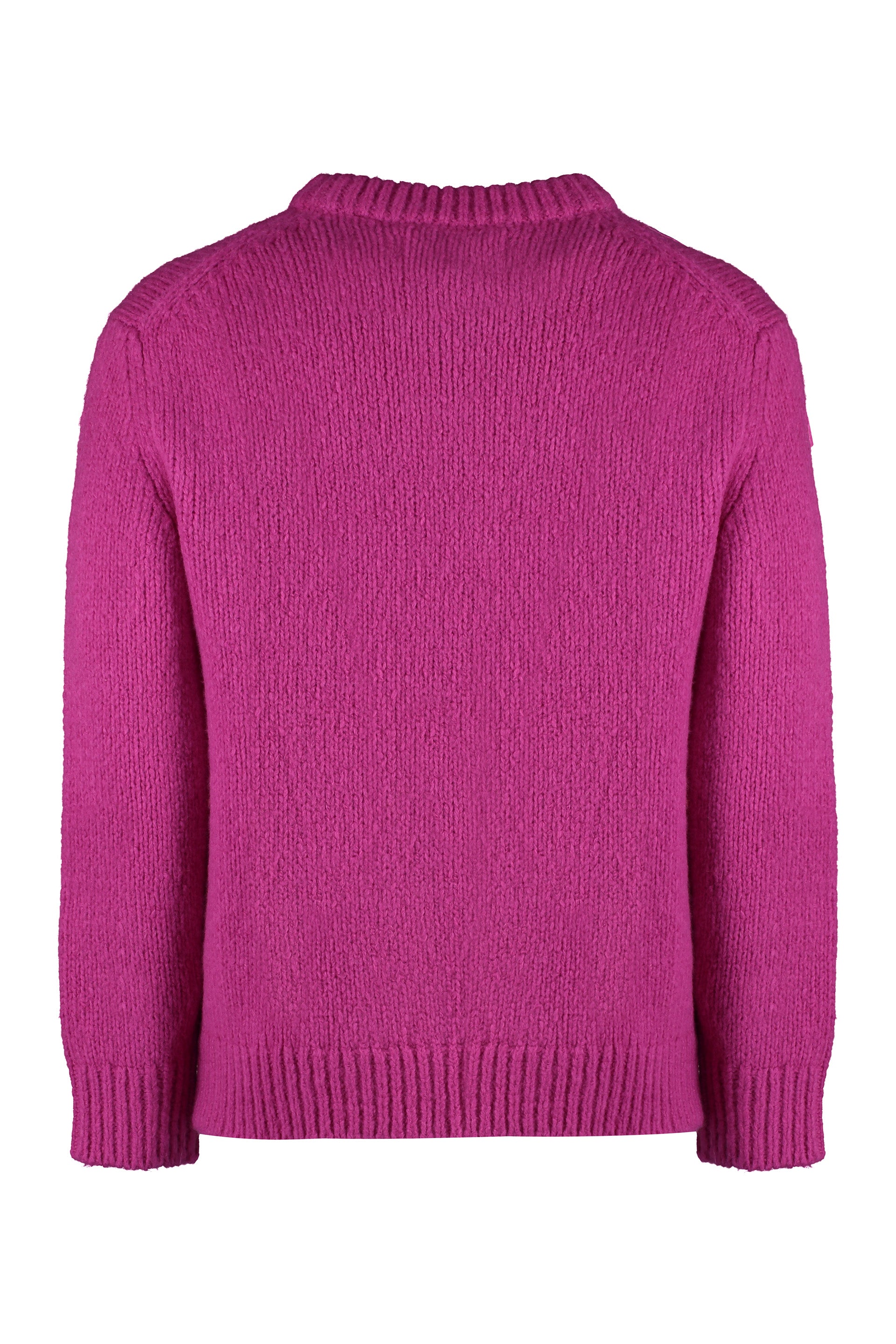 Wool-blend crew-neck sweater