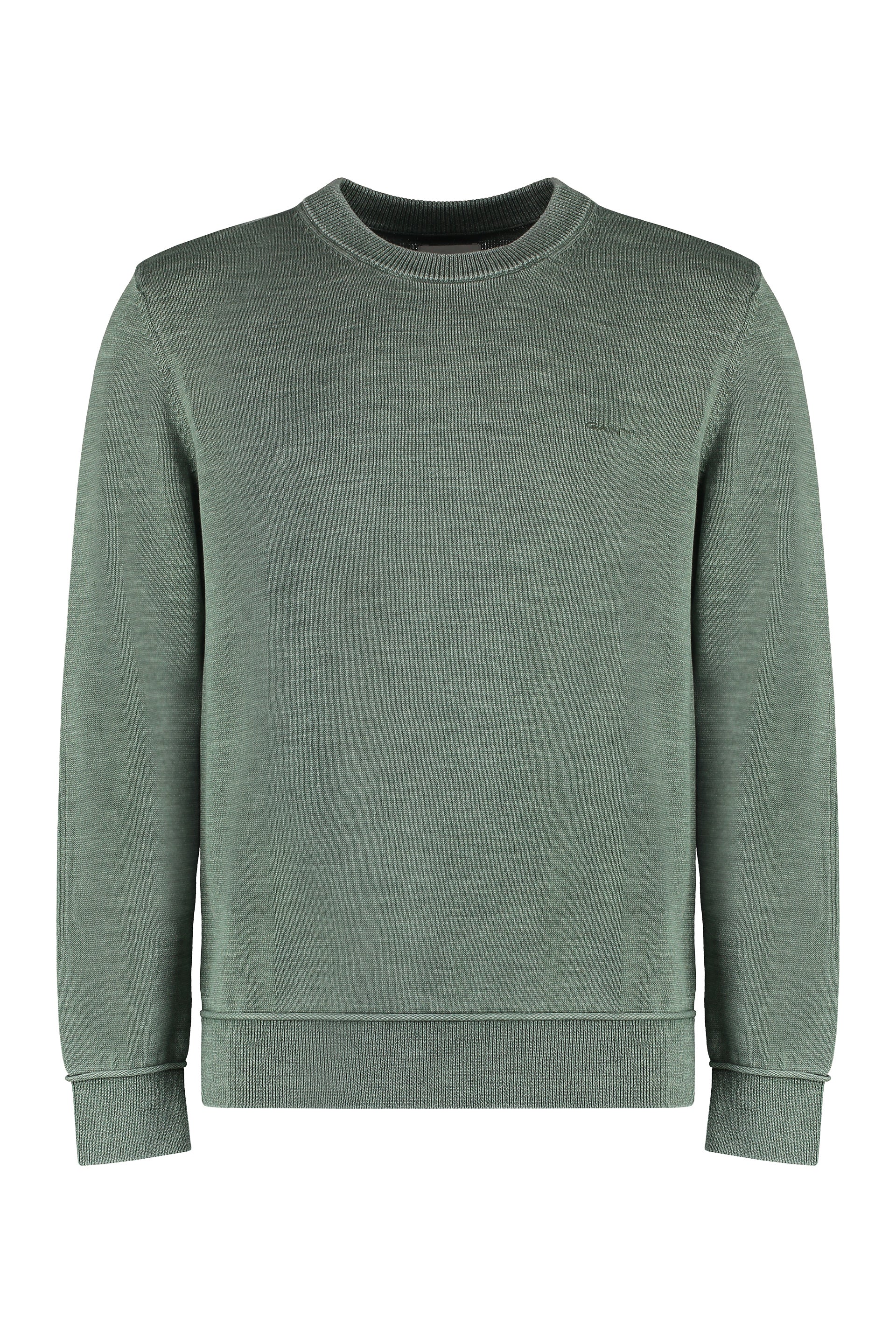 Cotton crew-neck sweater