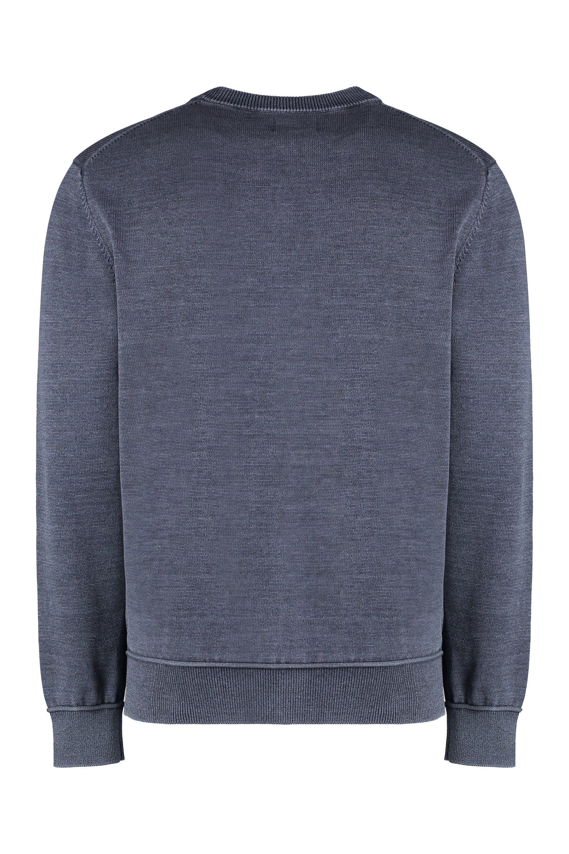 Cotton crew-neck sweater