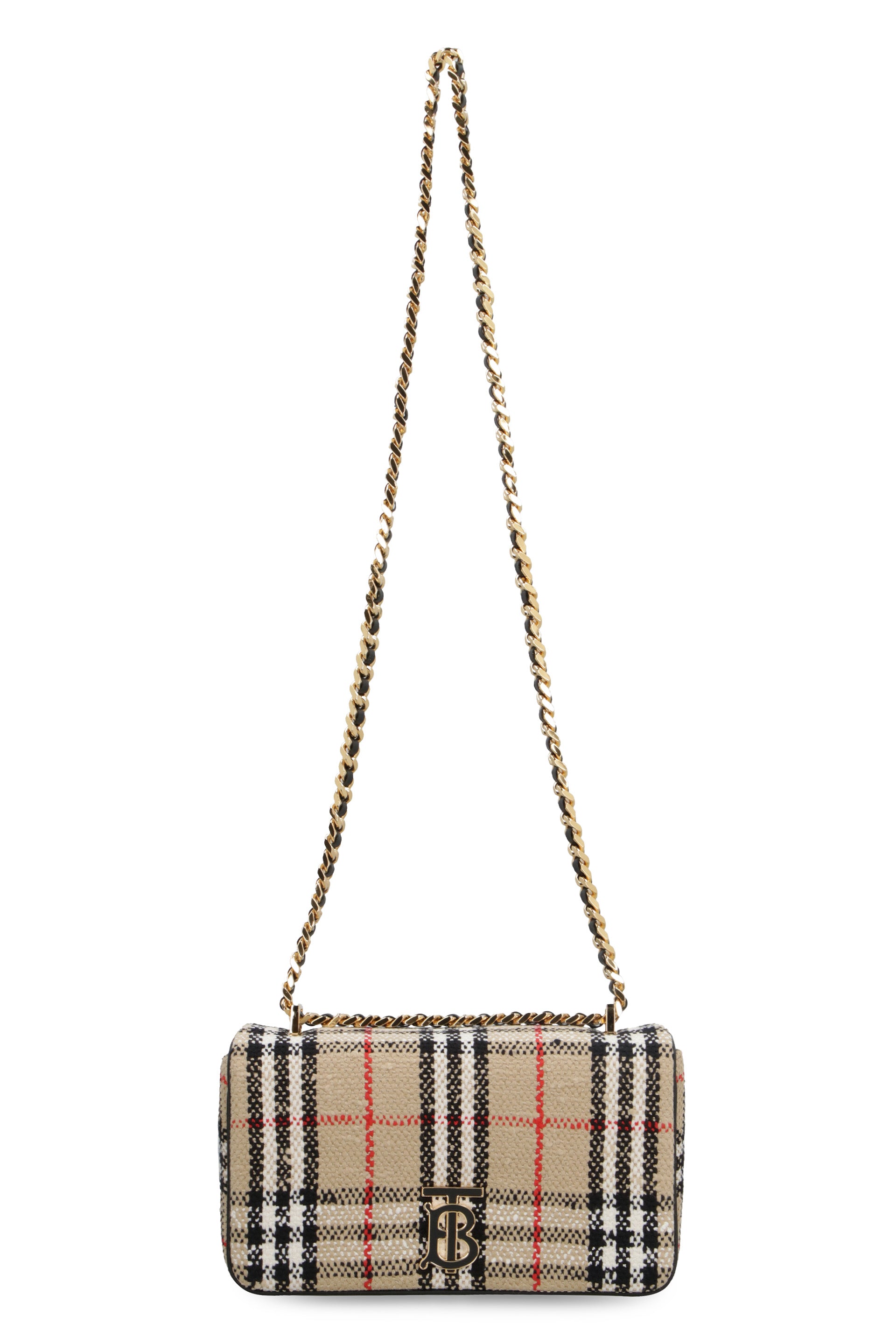 Lola check crossbody bag