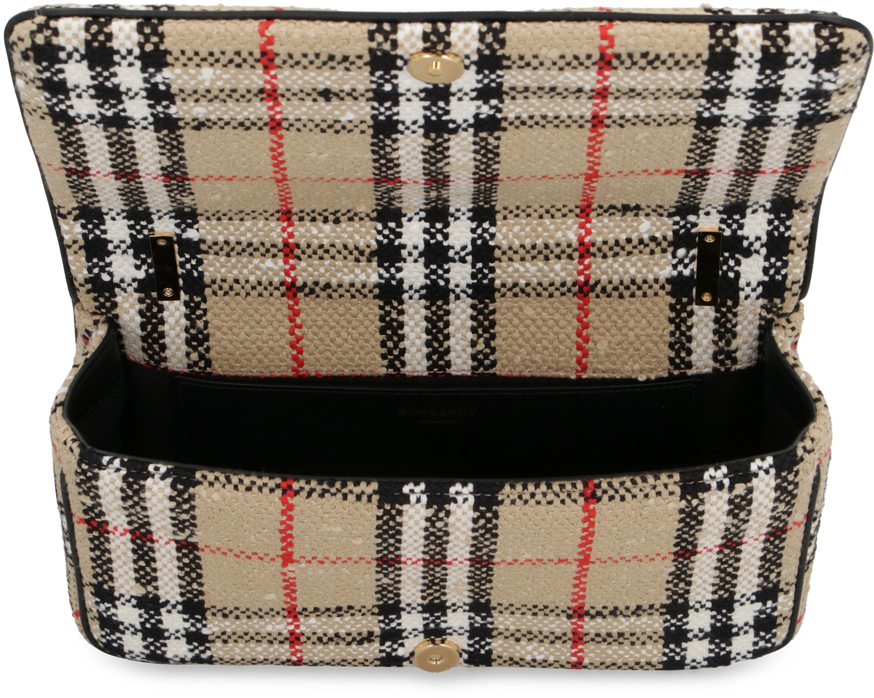 Lola check crossbody bag