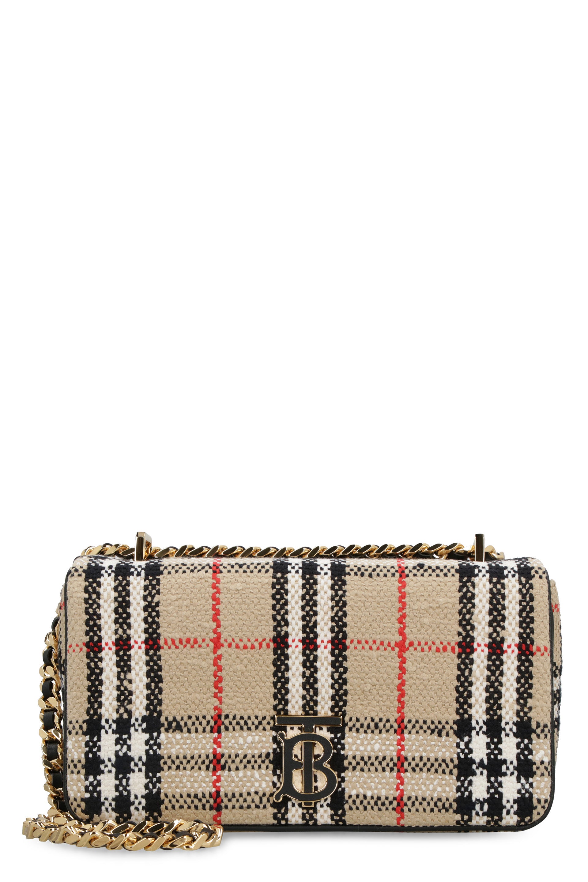 Lola check crossbody bag