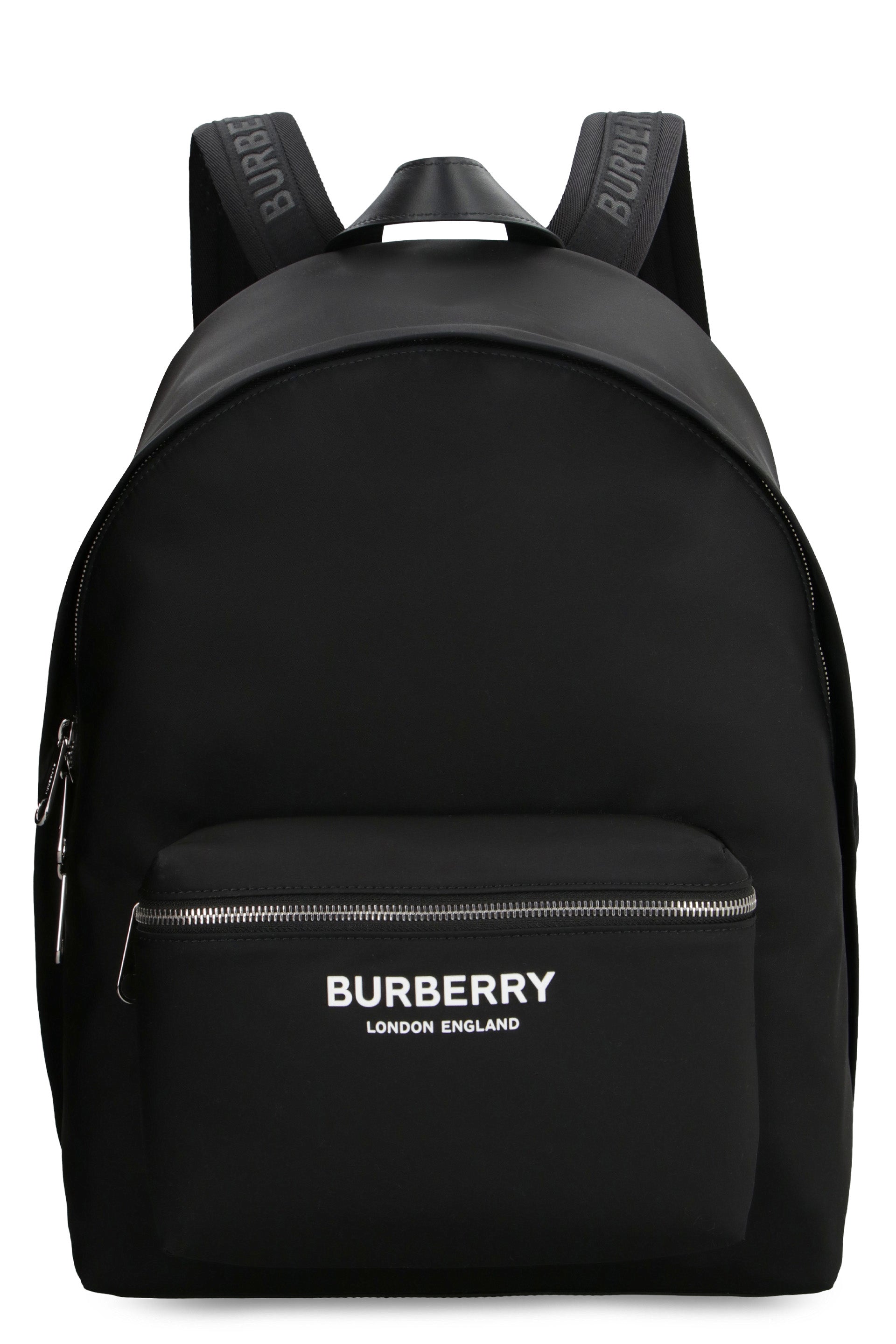 Technical fabric backpack with logo