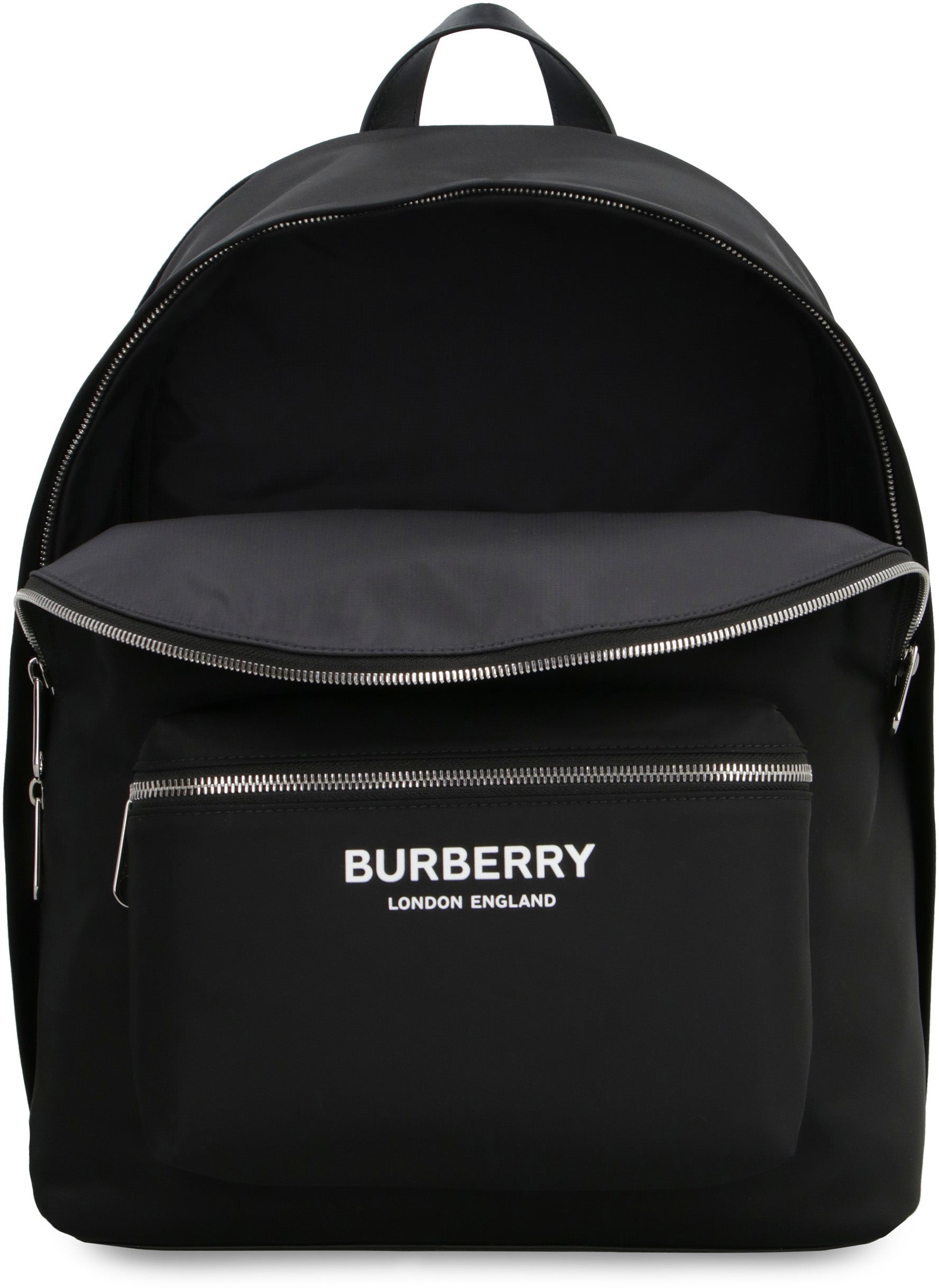 Technical fabric backpack with logo