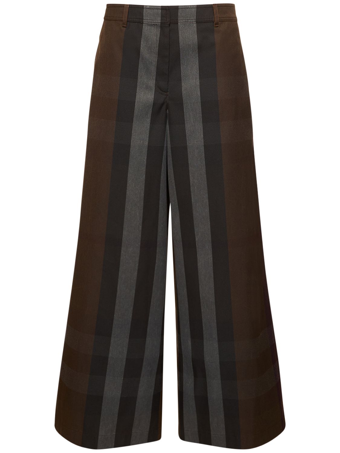 Elegant palazzo trousers with vertical stripes