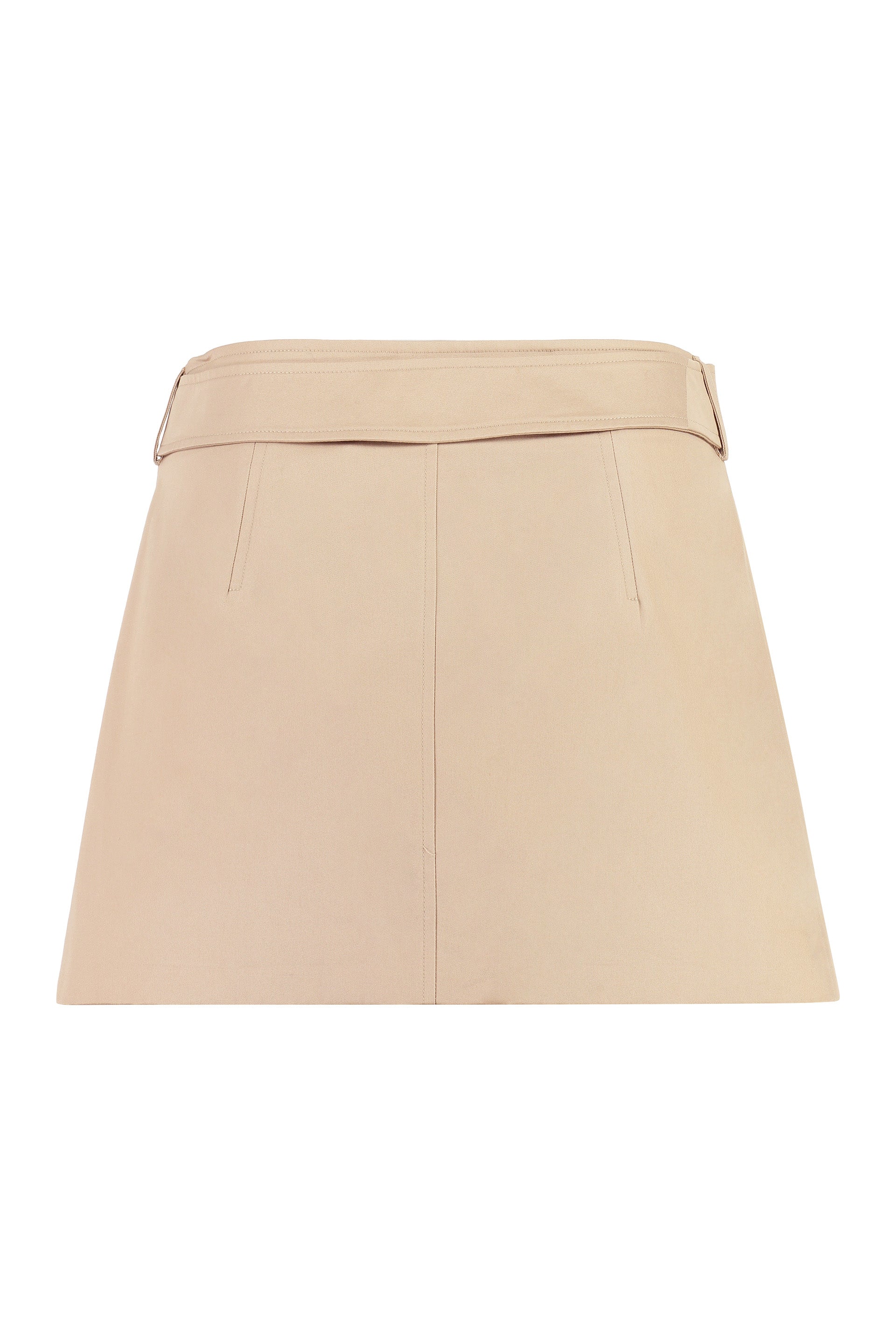 Cotton mini-skirt