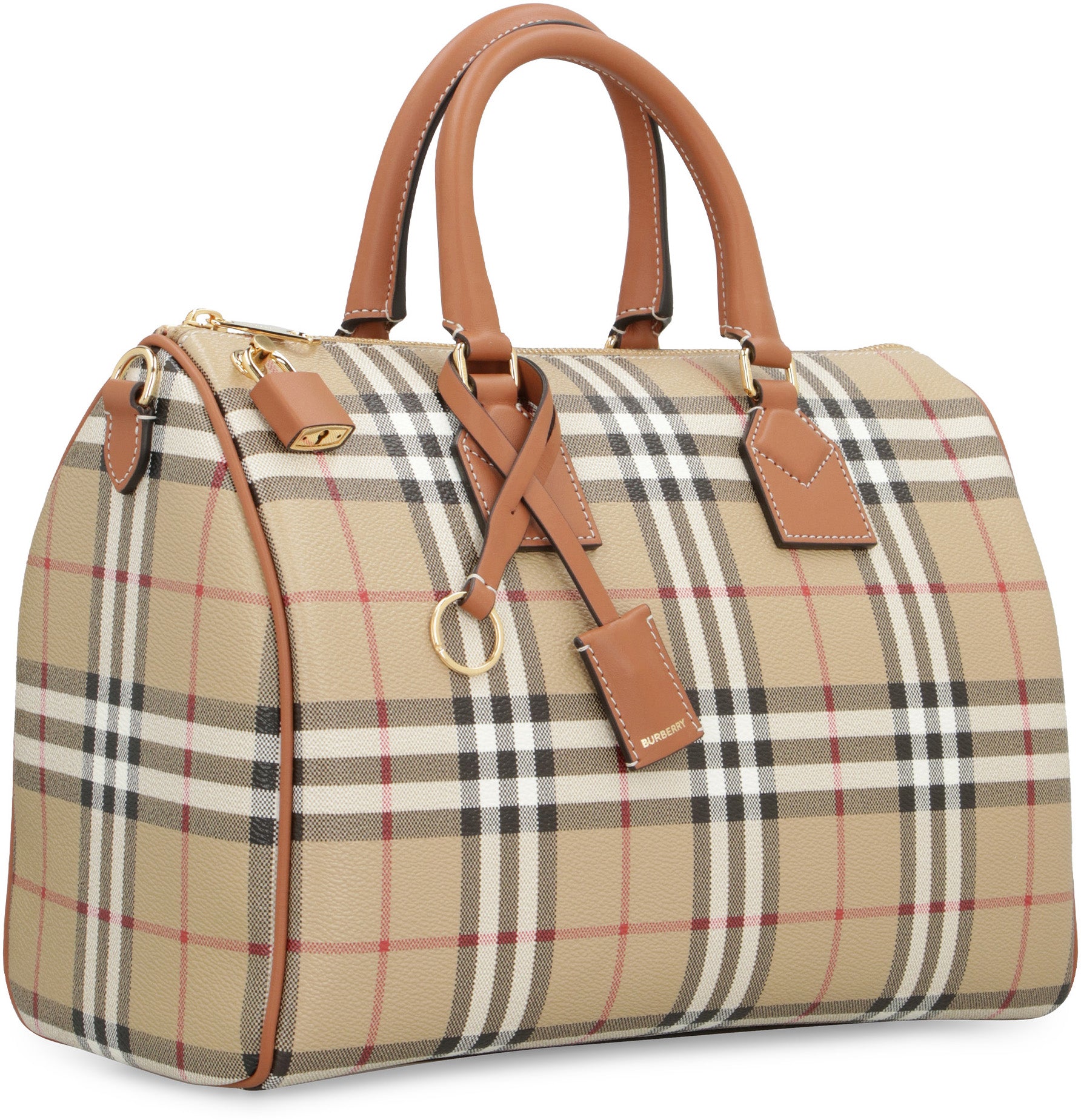 Coated canvas medium bowling bag