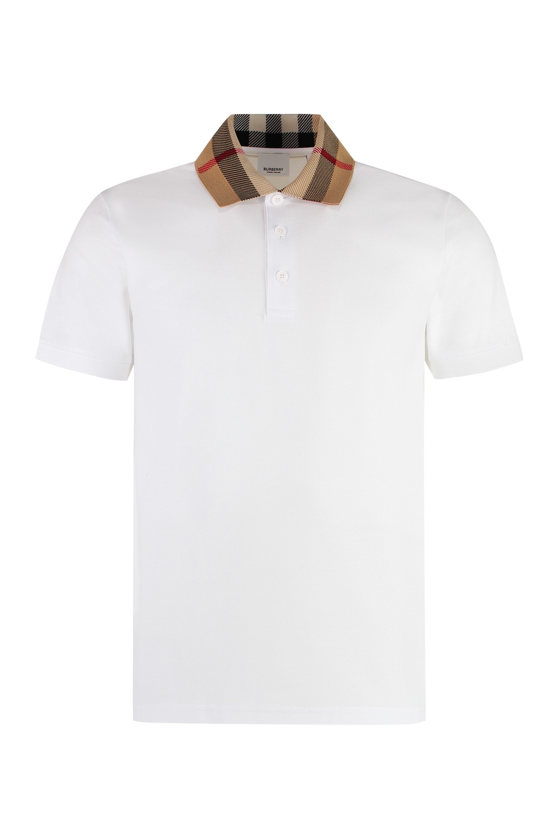 Cotton piqué polo shirt