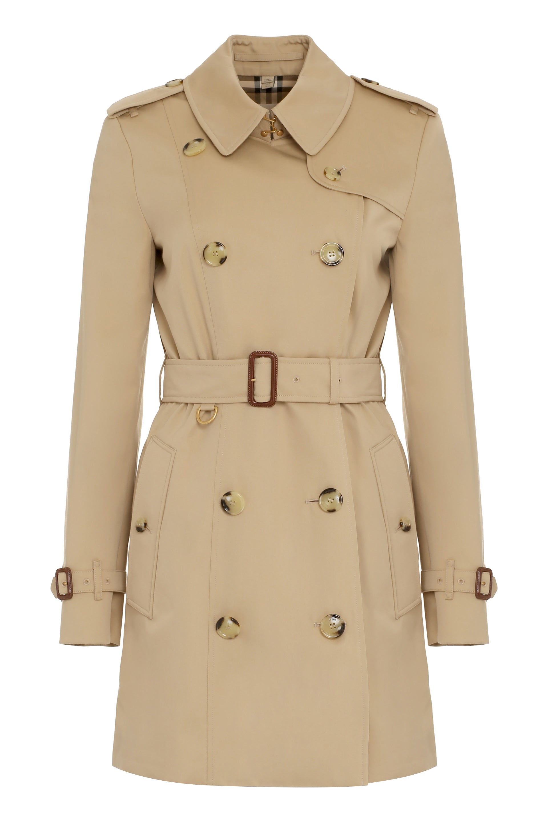 Gabardine trench coat