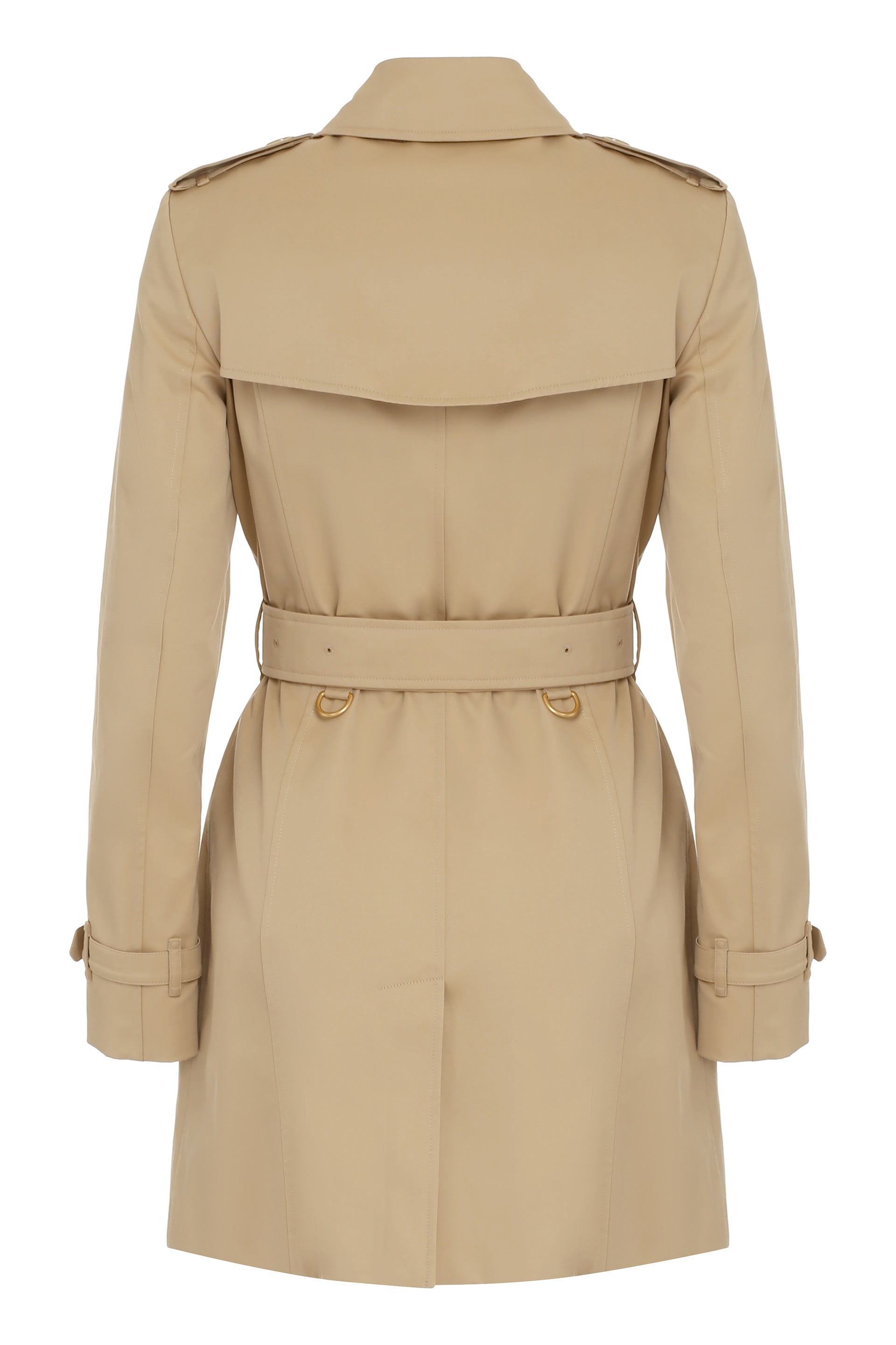 Gabardine trench coat