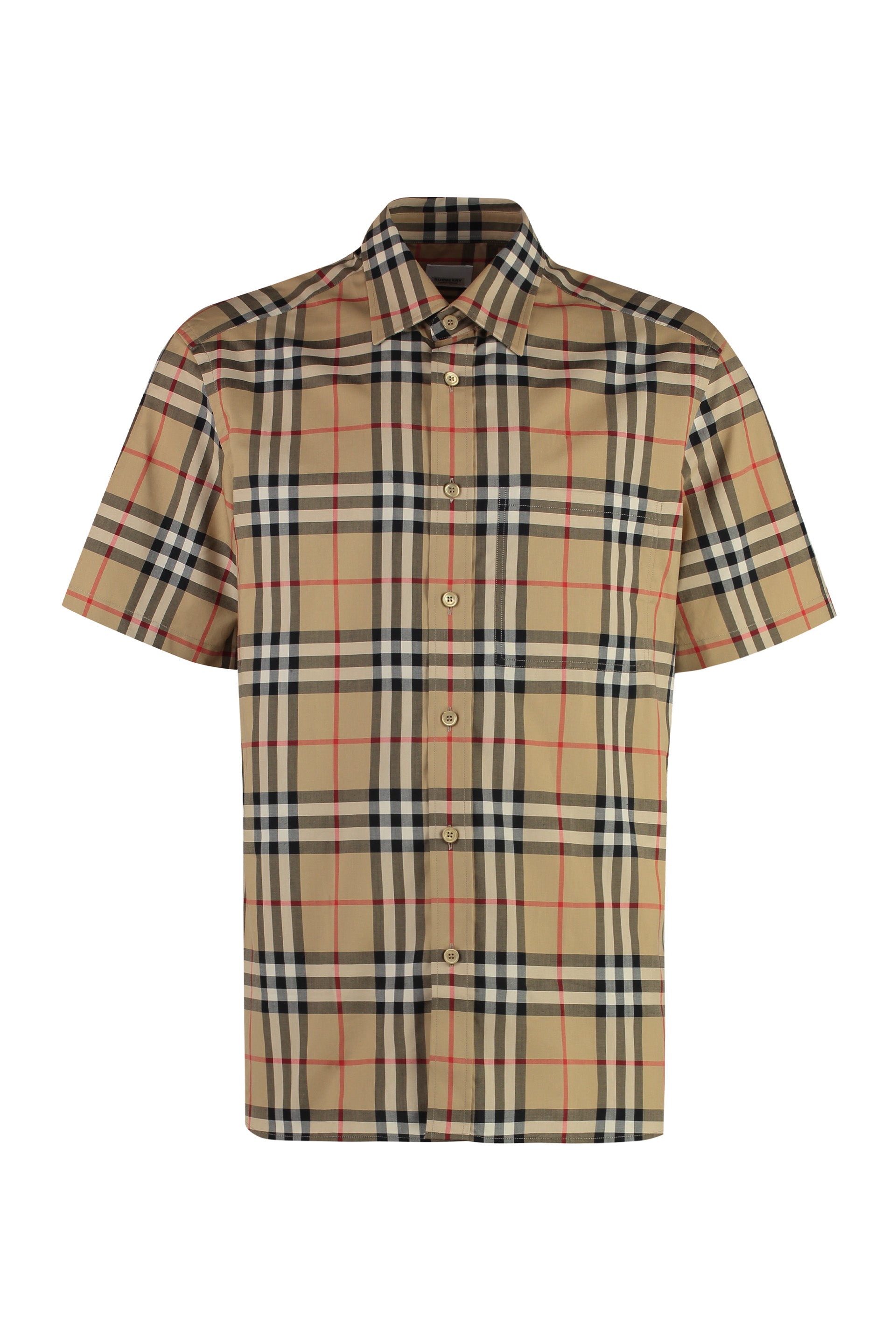 Checked cotton shirt