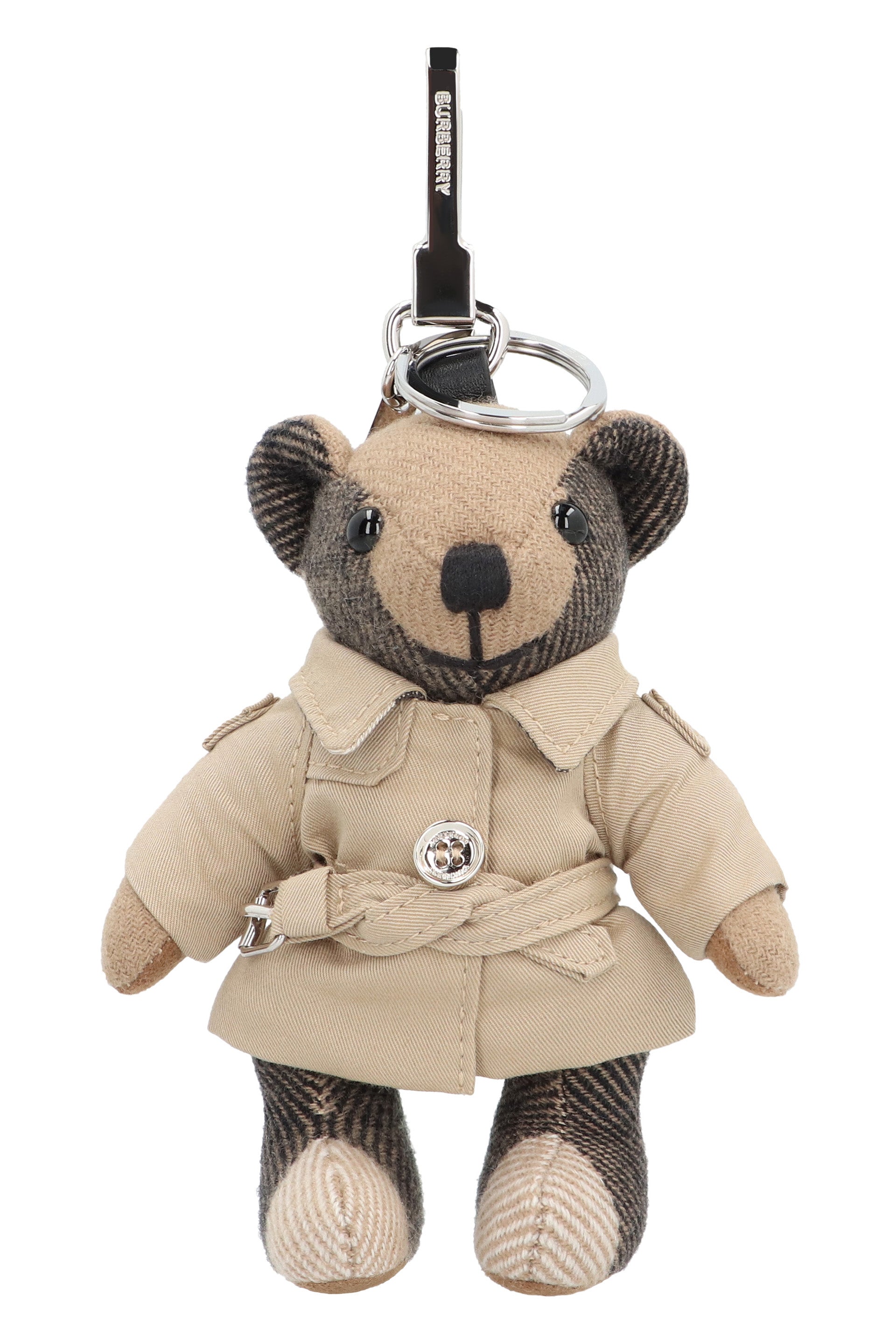 Thomas trench-coat Teddy bear key-ring