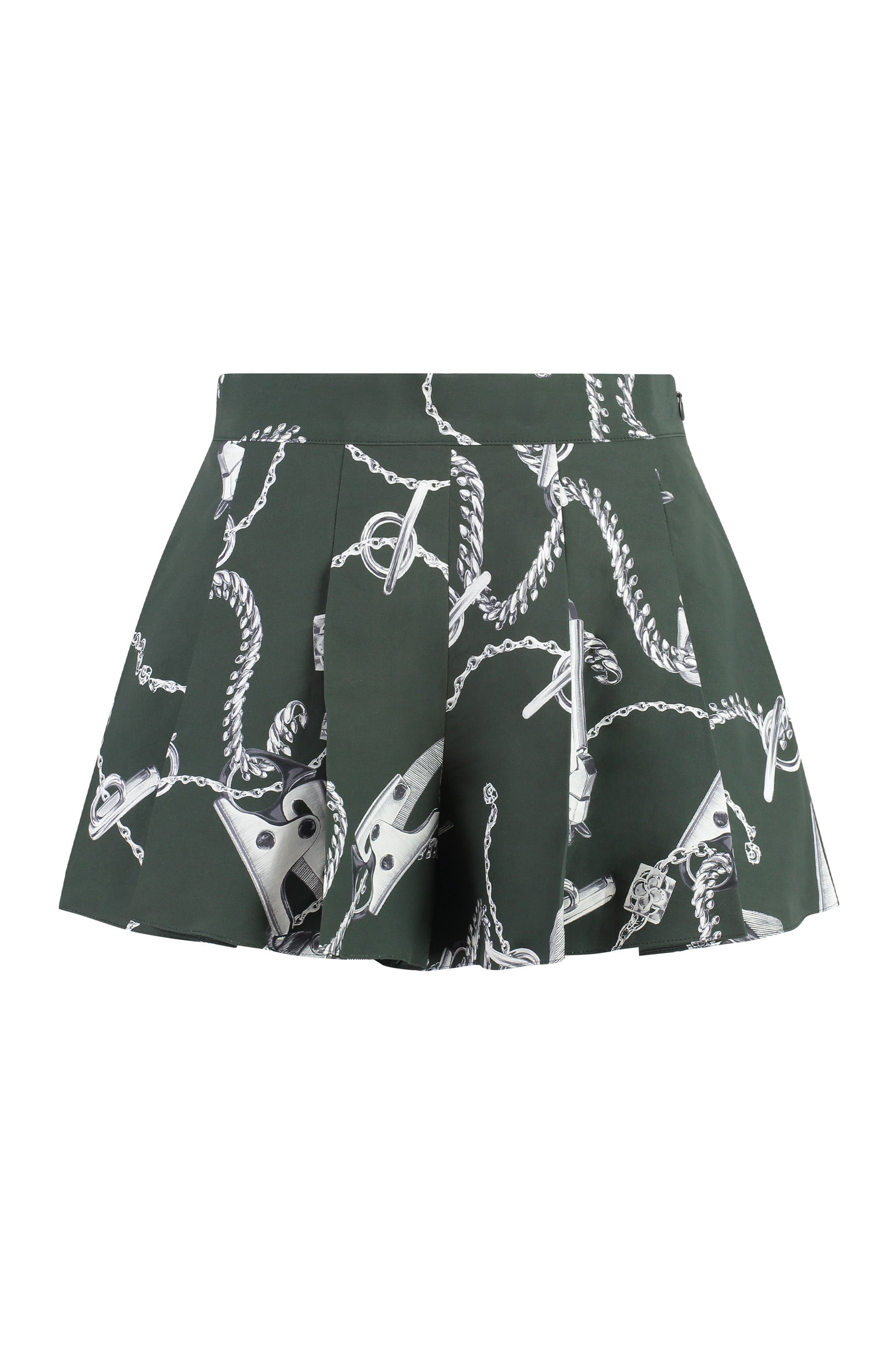 Taffetà fabric shorts