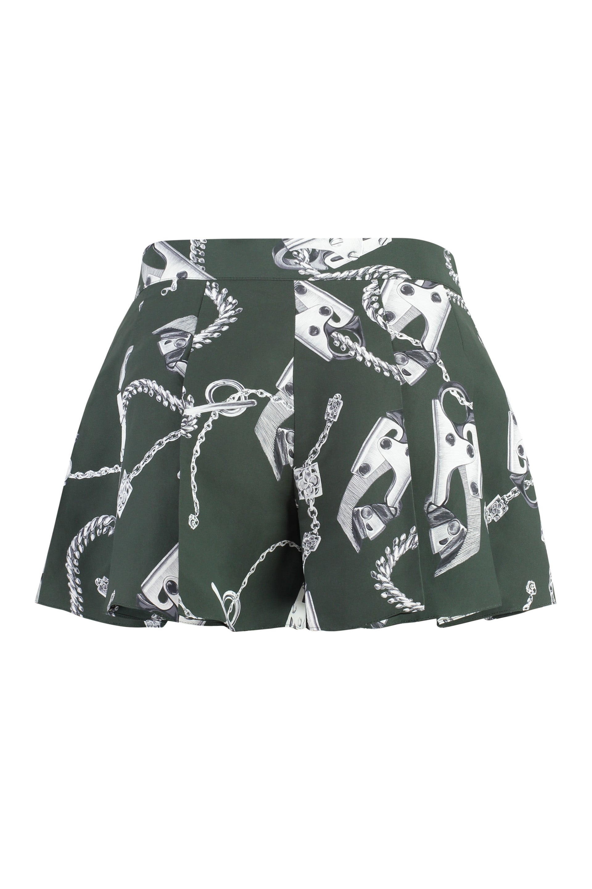 Taffetà fabric shorts