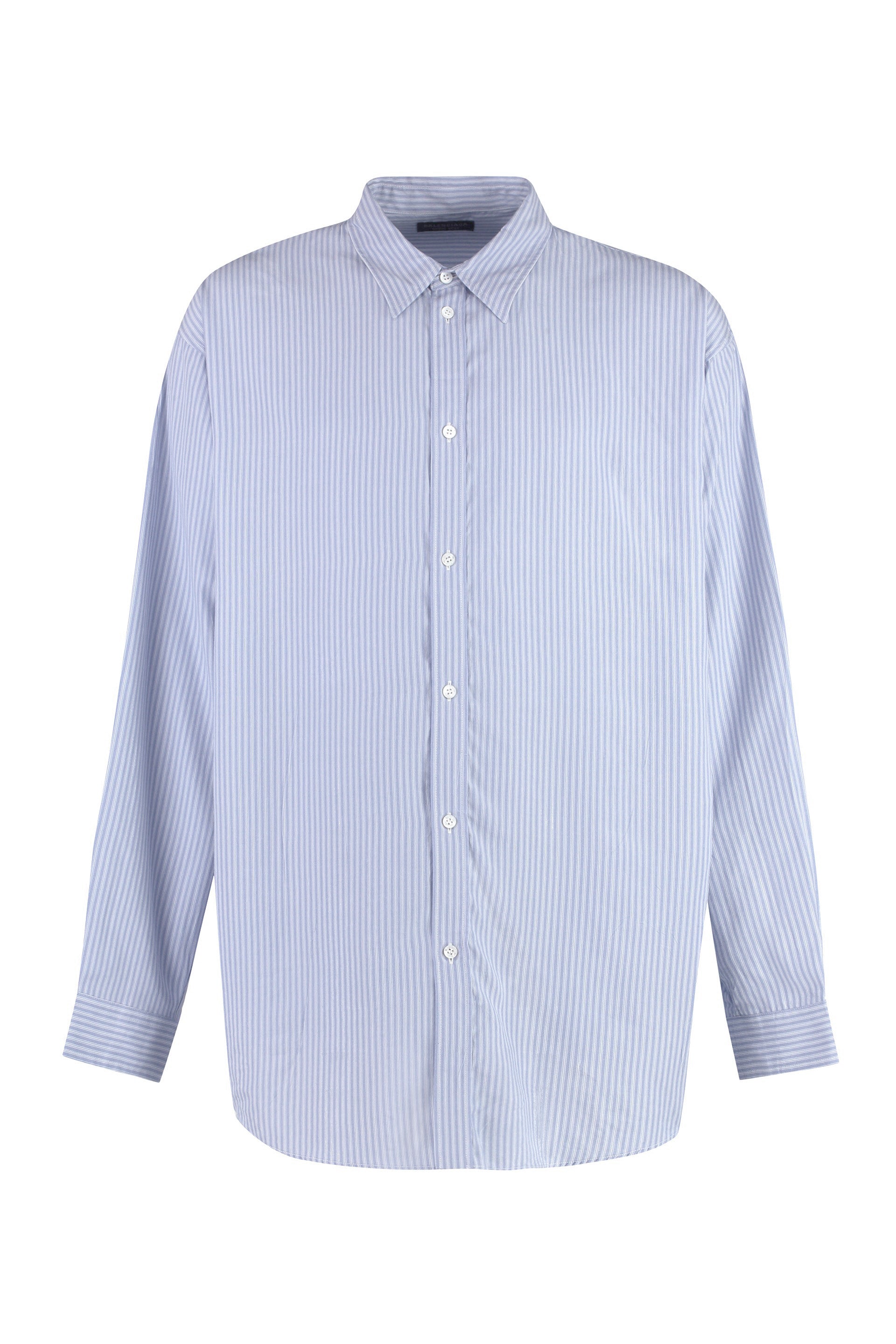 striped poplin shirt