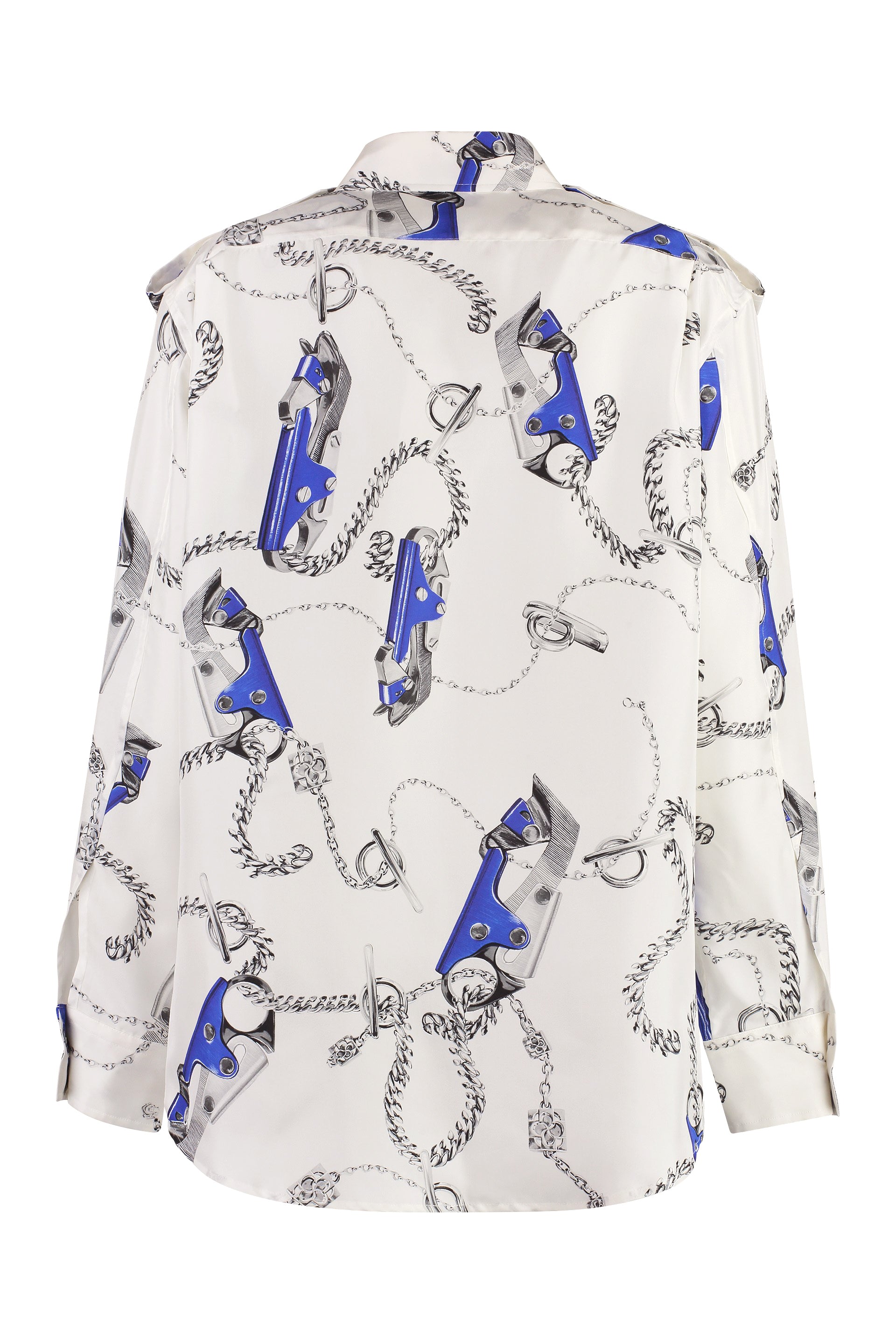 Printed silk shirt