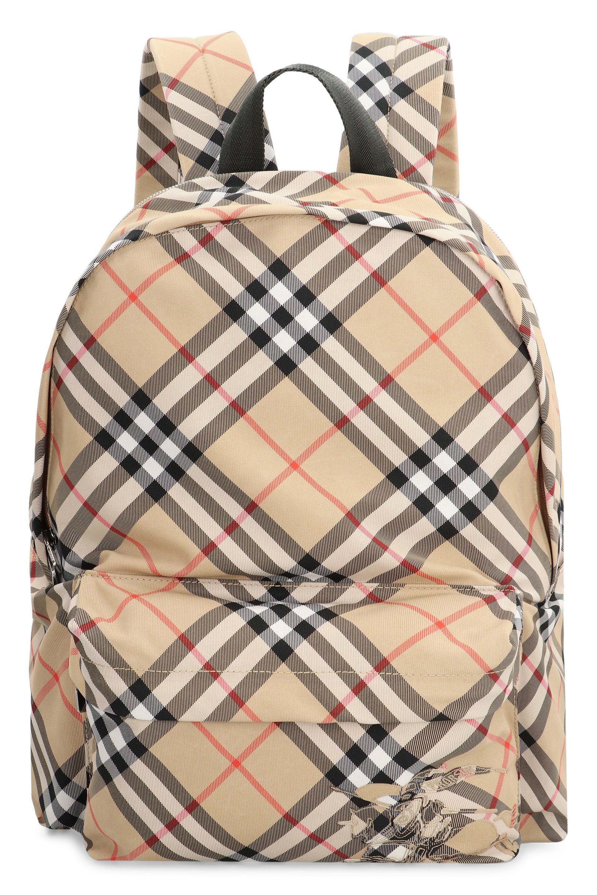 Printed nylon backpack