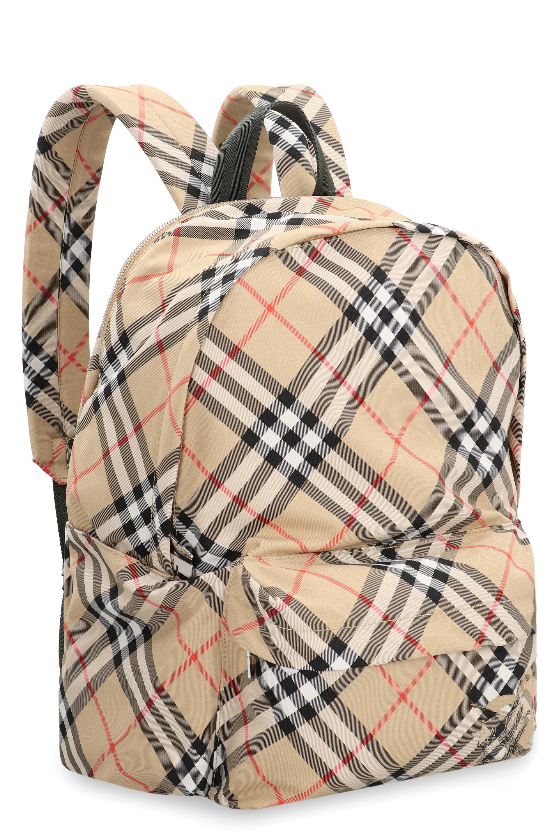 Printed nylon backpack