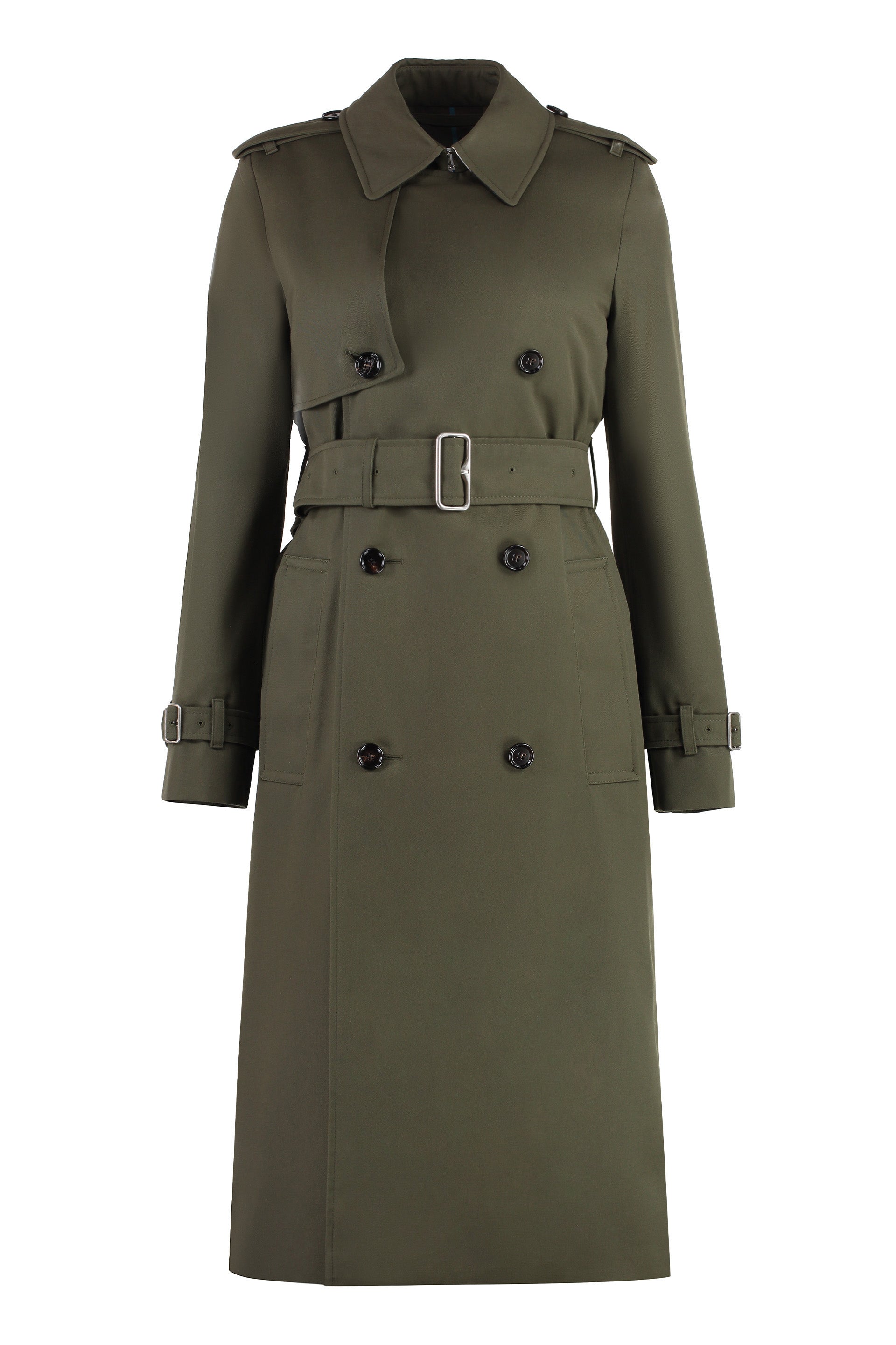 Double-breasted trench coat