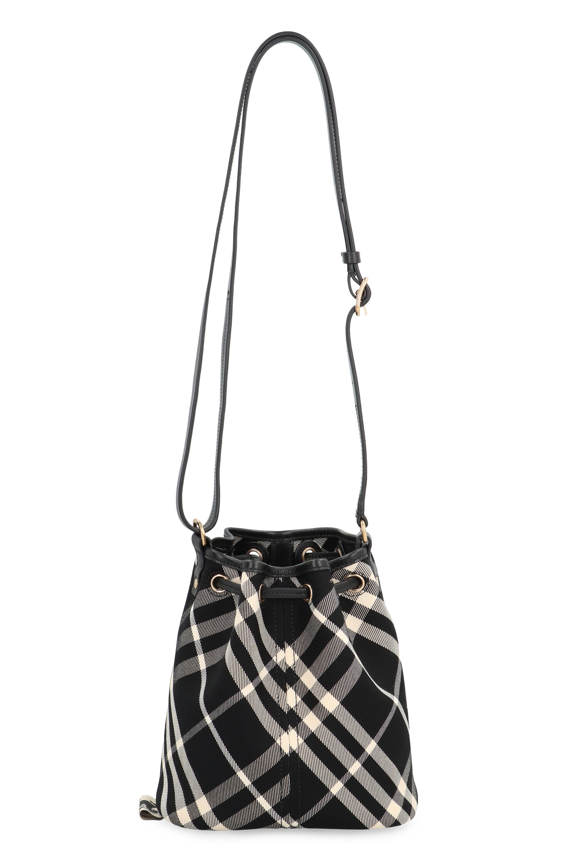 Check Mini bucket bag