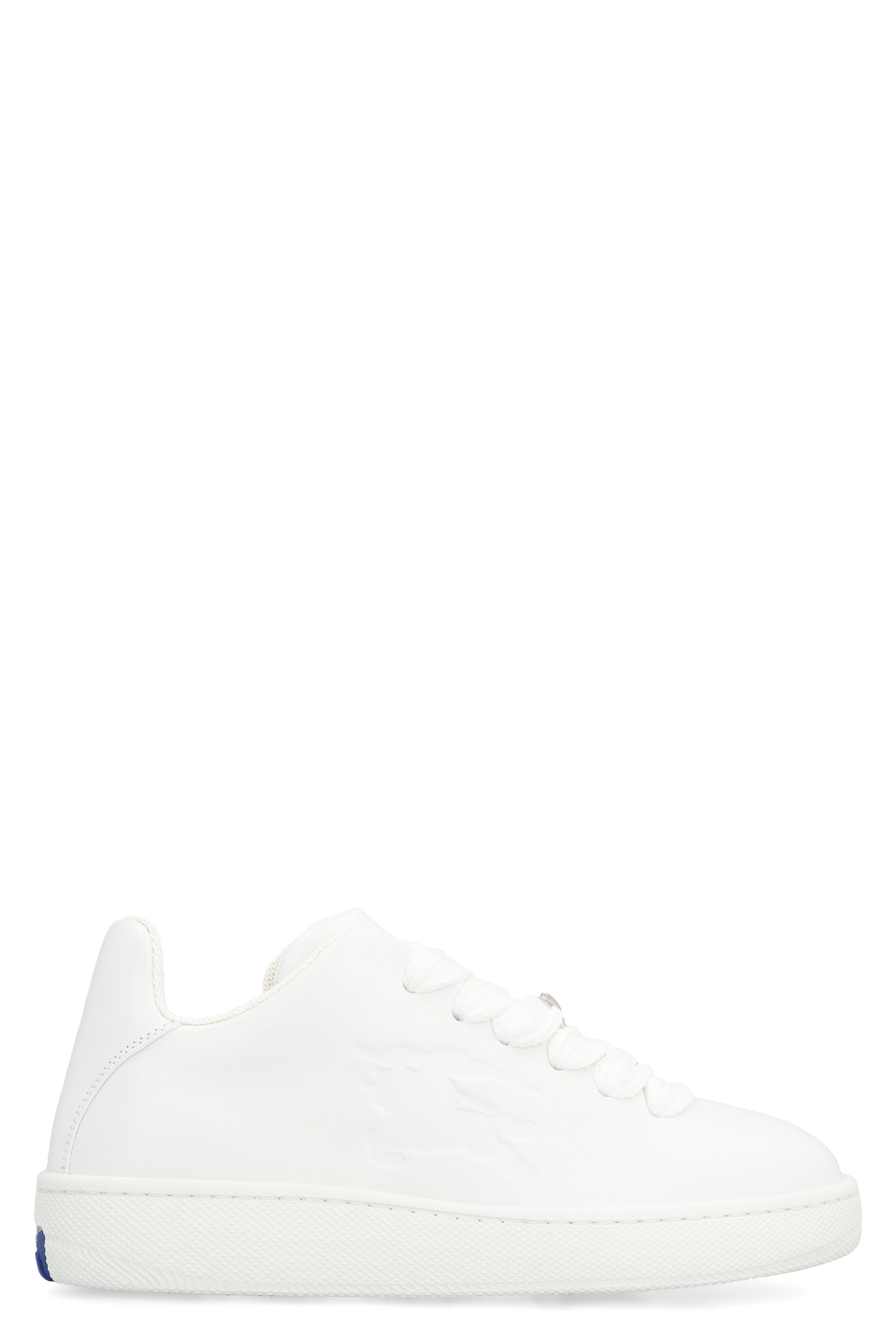 Box leather low-top sneakers