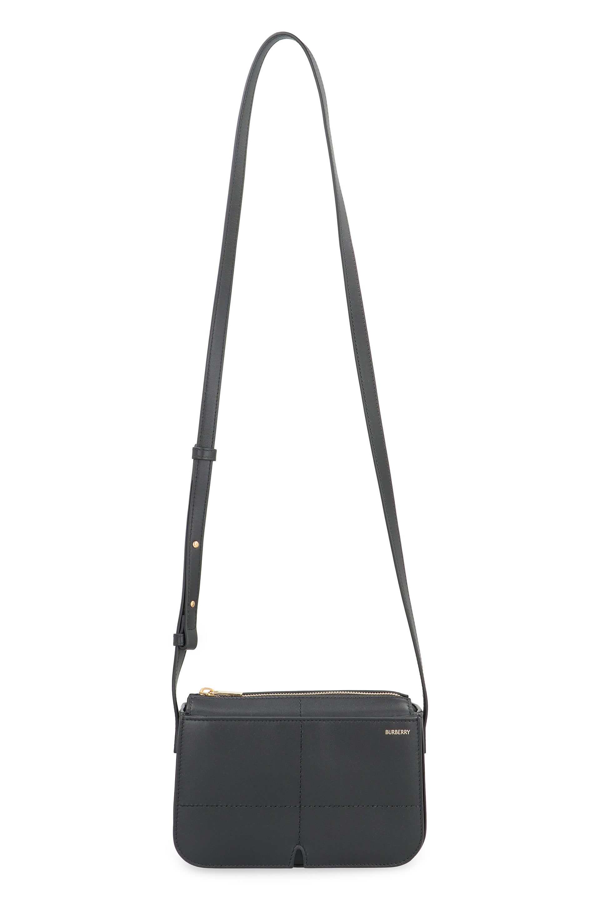 Snip leather crossbody bag