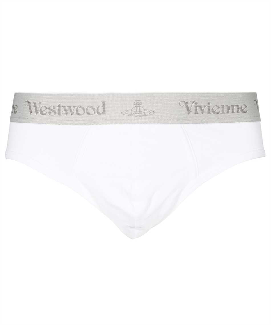 Set of two cotton briefs with logoed elastic band