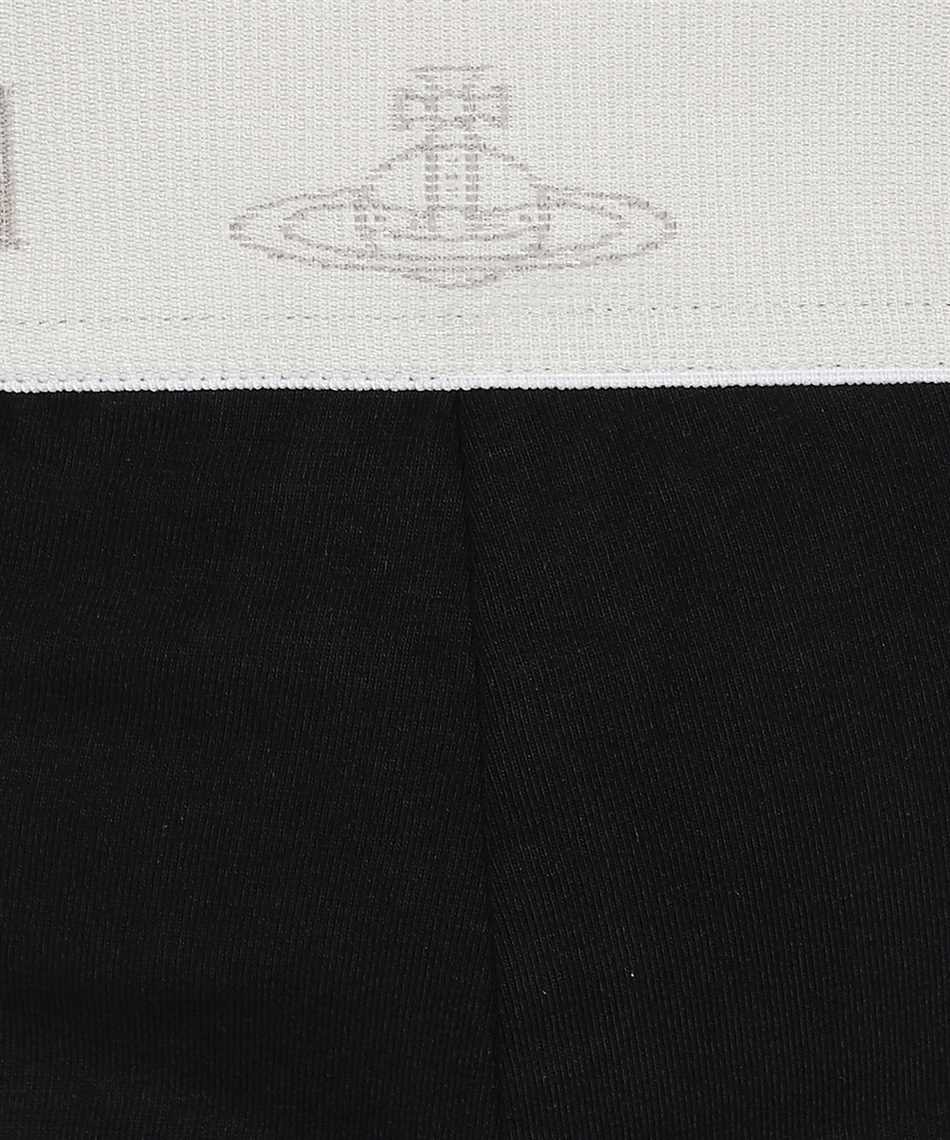 Set of two cotton briefs with logoed elastic band