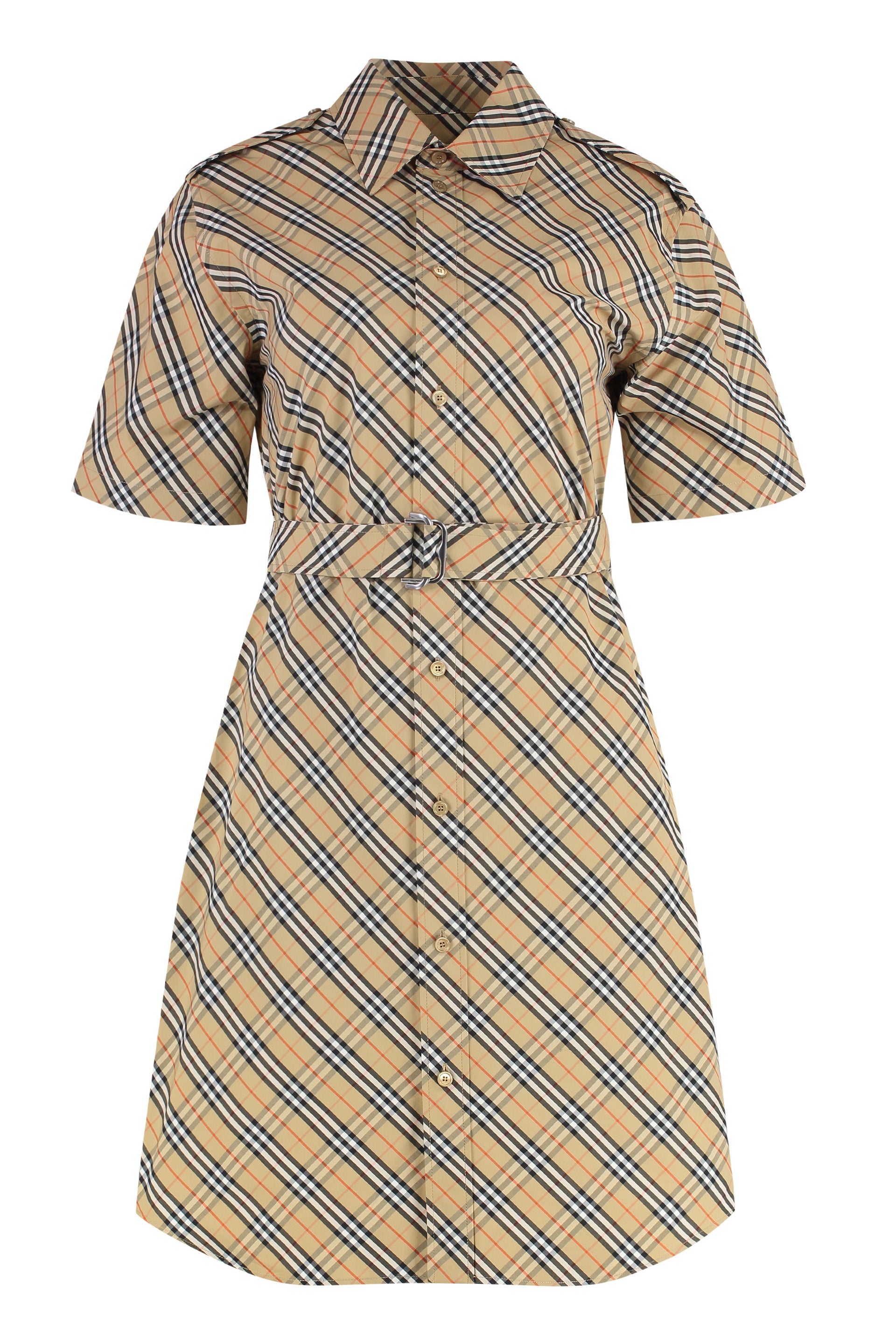 Cotton shirtdress