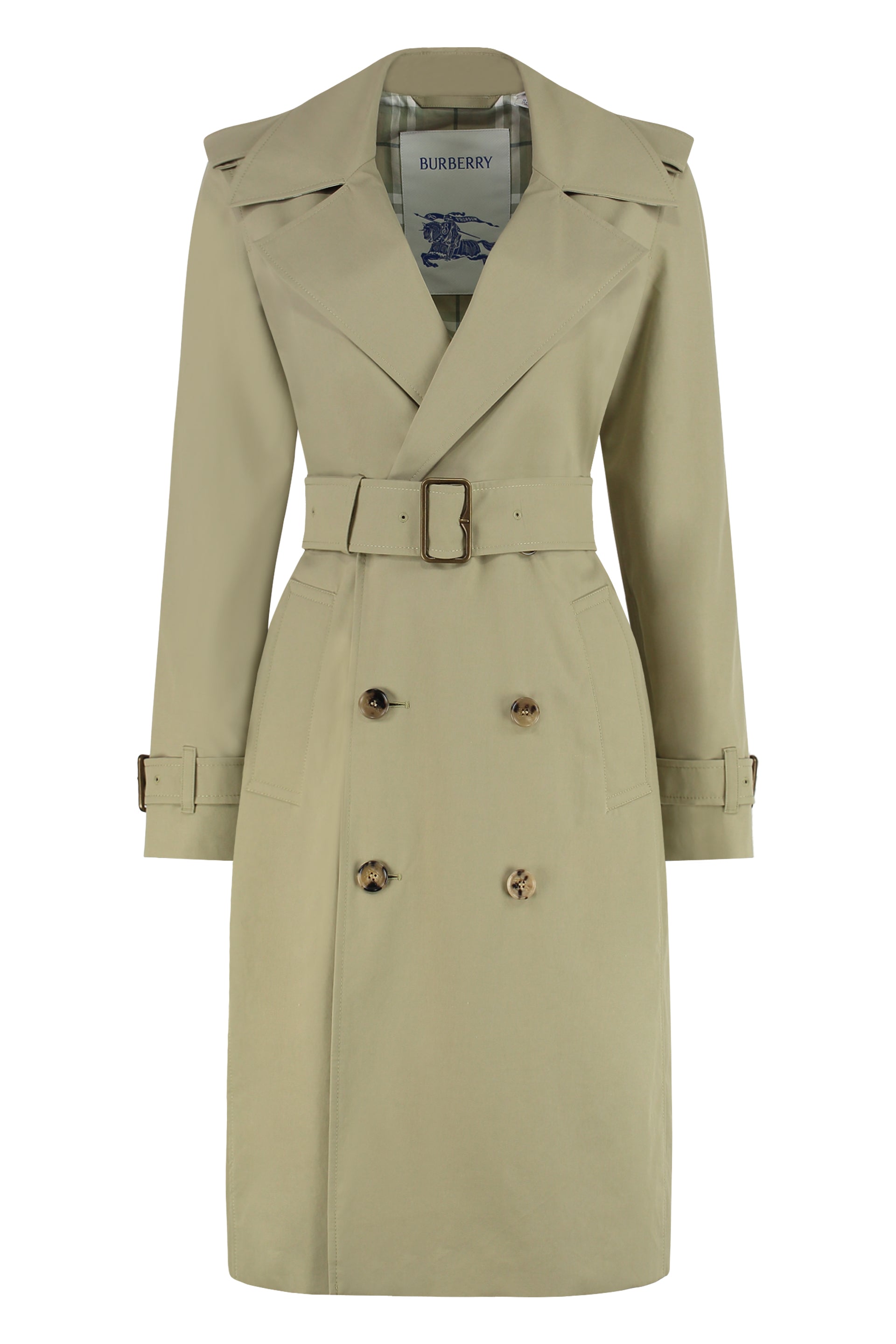 Double-breasted trench coat