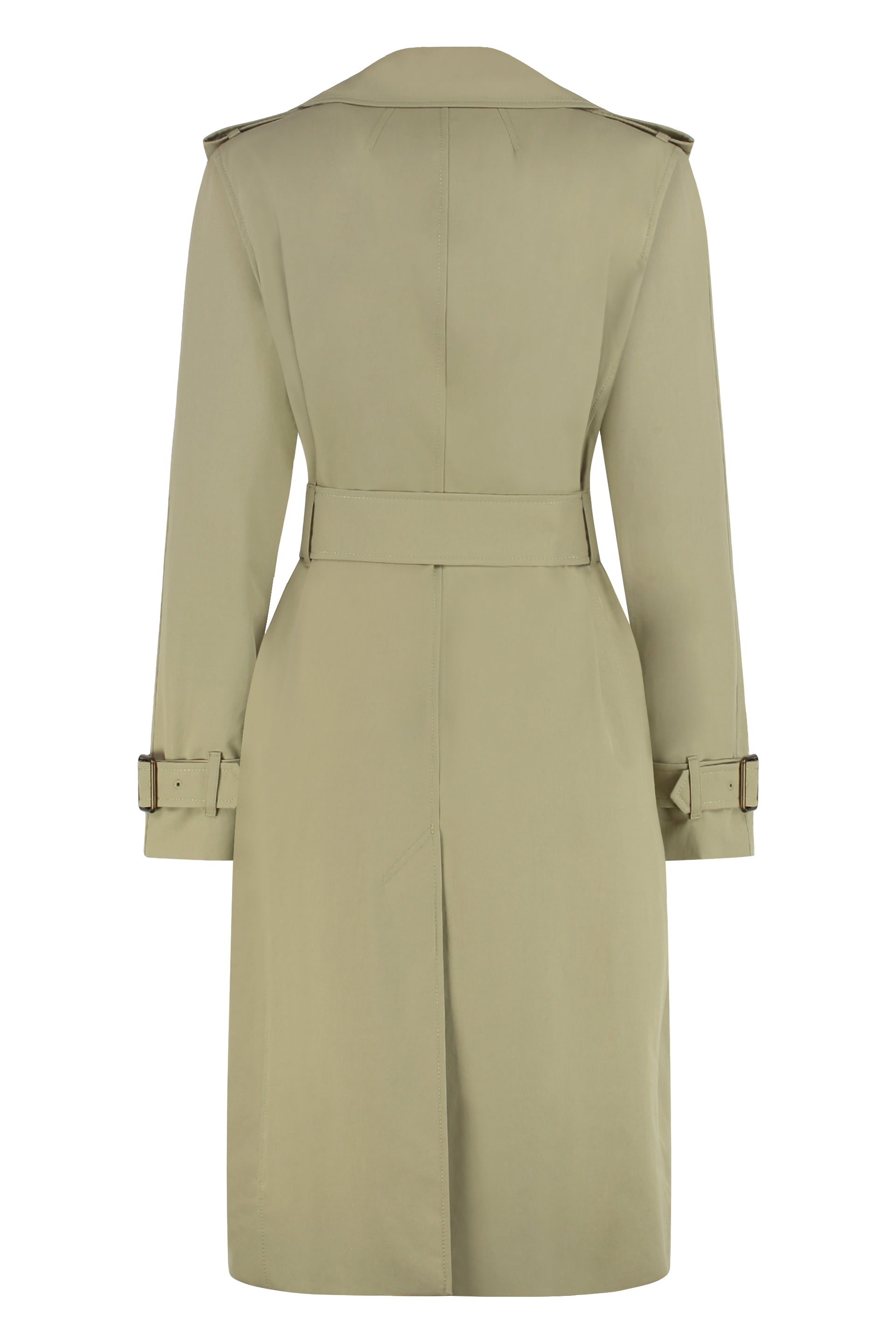Double-breasted trench coat