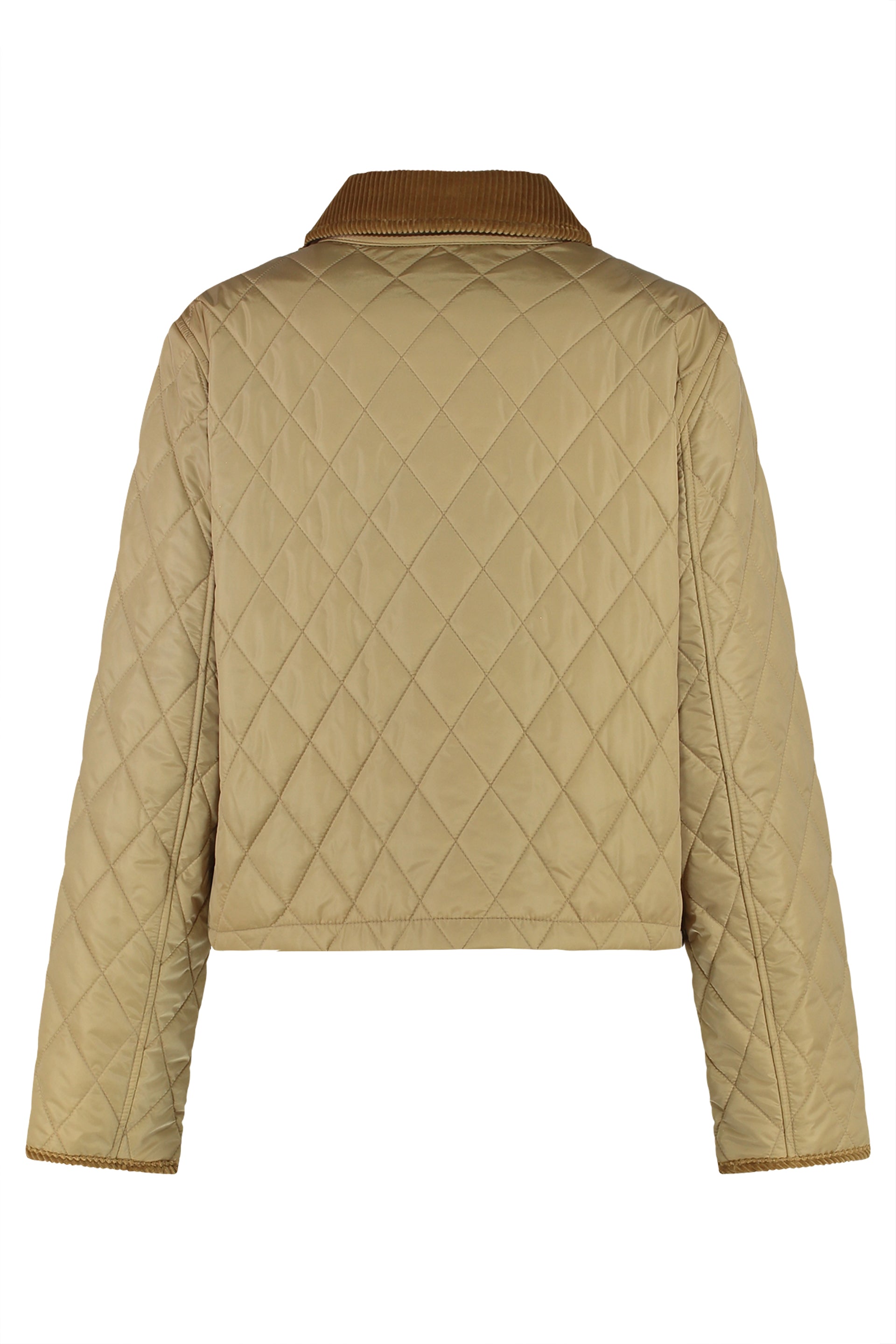 Quilted jacket with snaps