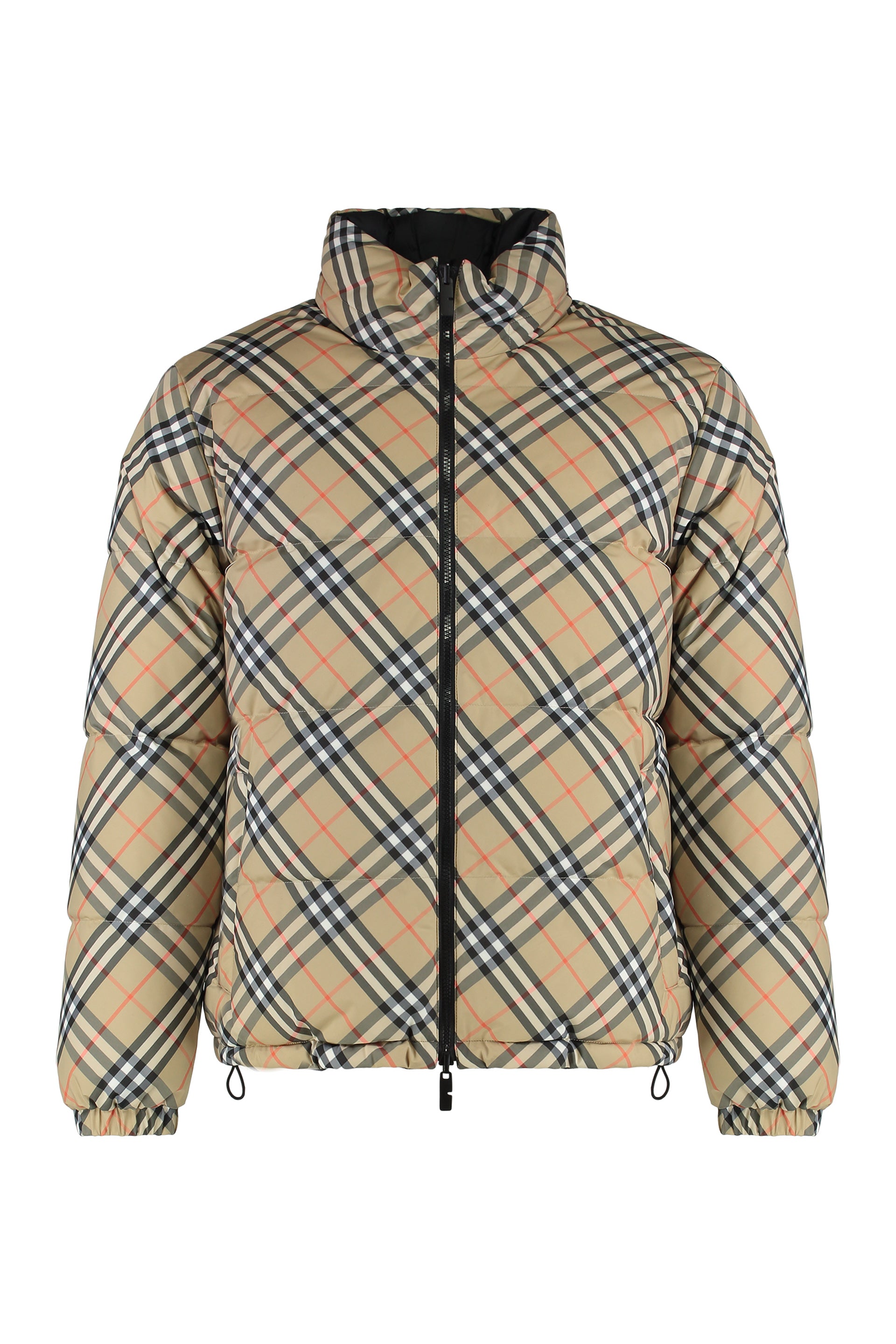 Reversible Snowdon Check down jacket