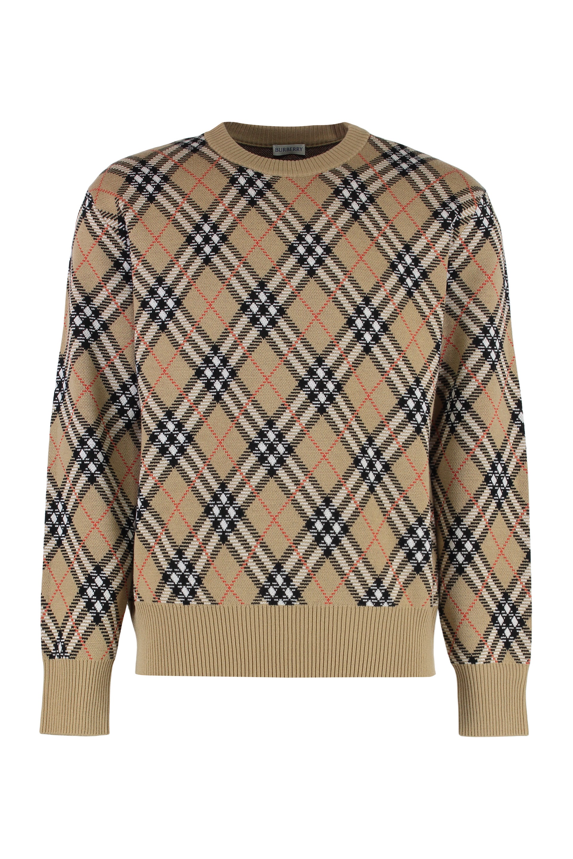 Knit wool pullover