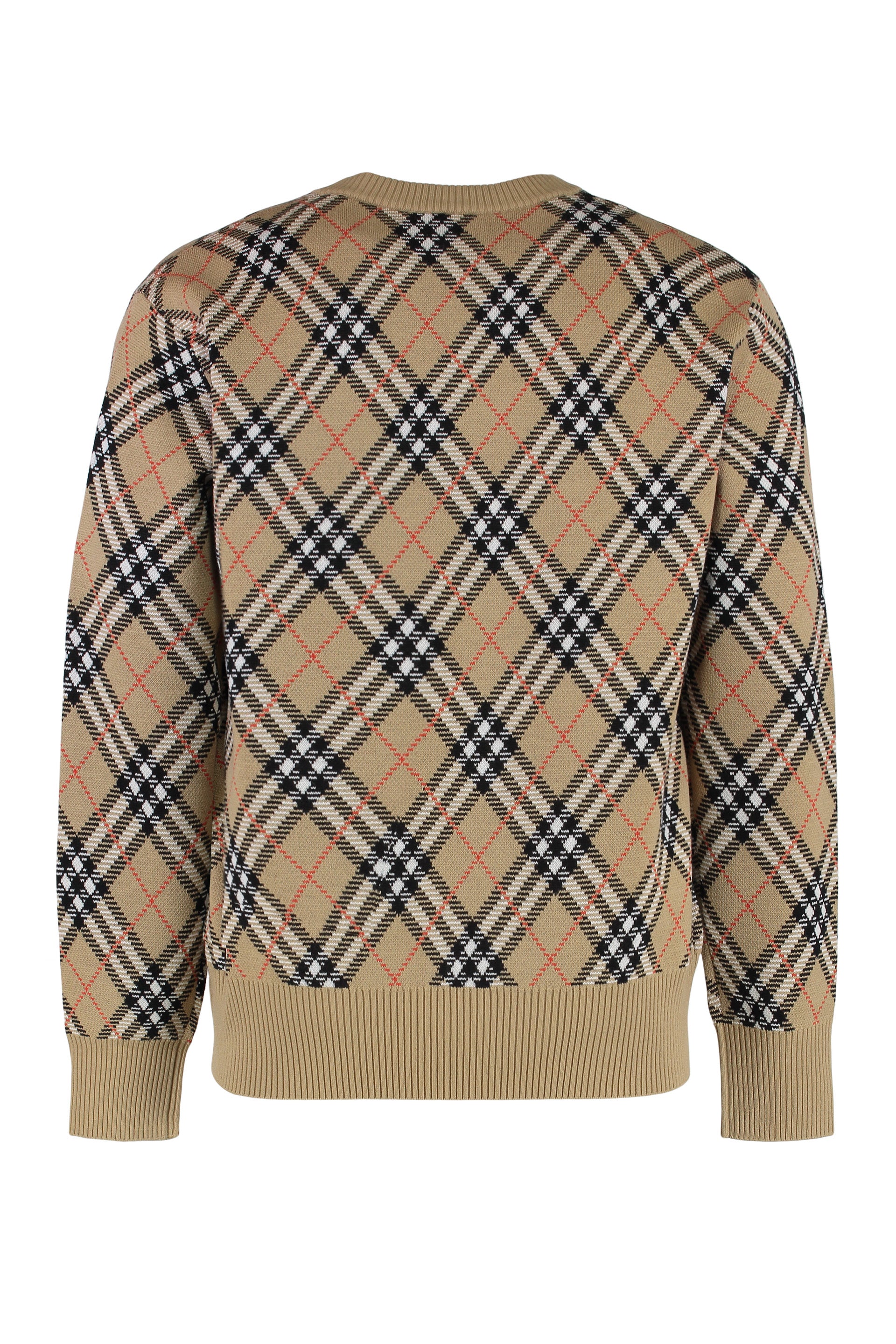 Knit wool pullover