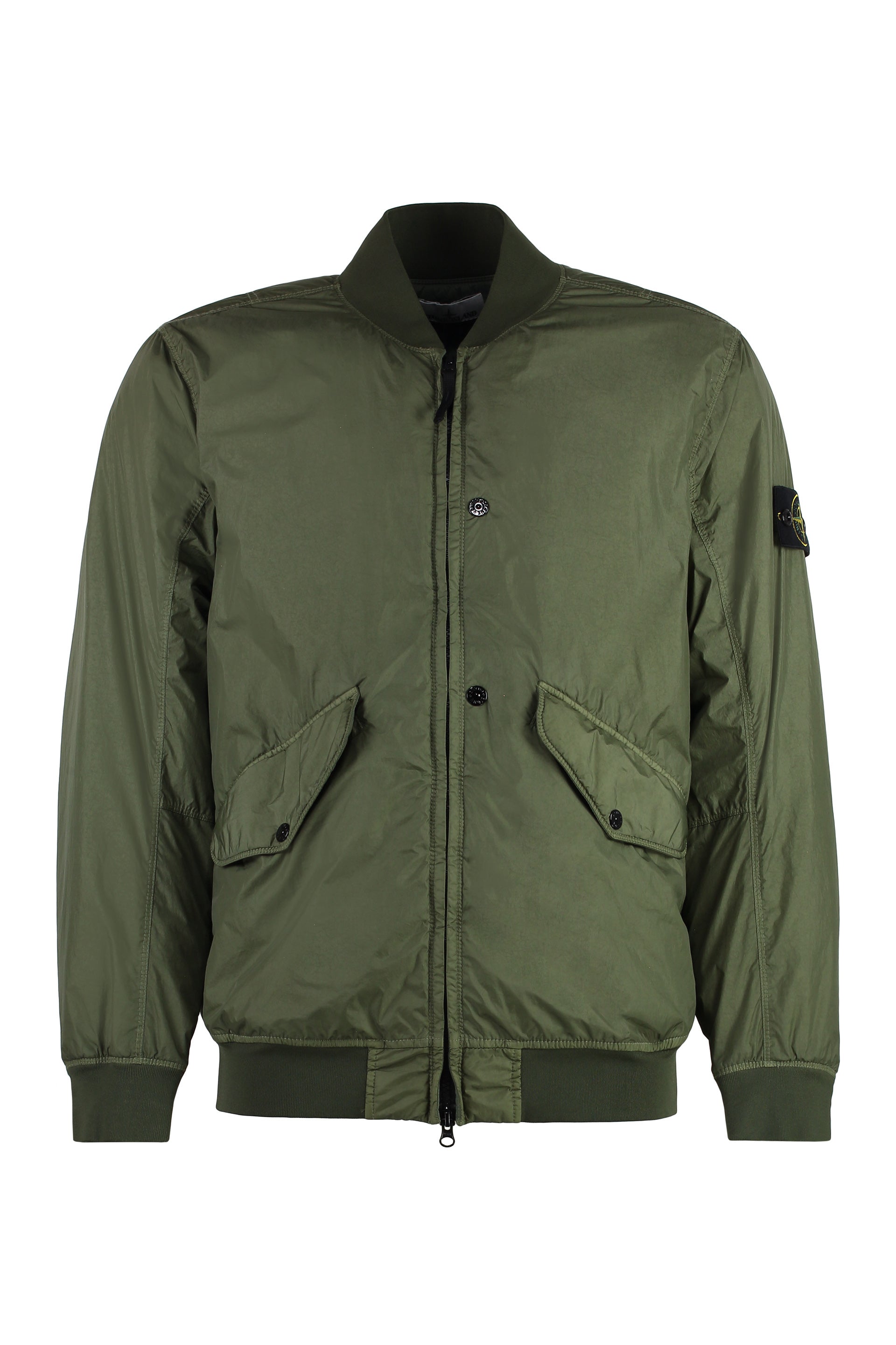 Bomber jacket in technical fabric