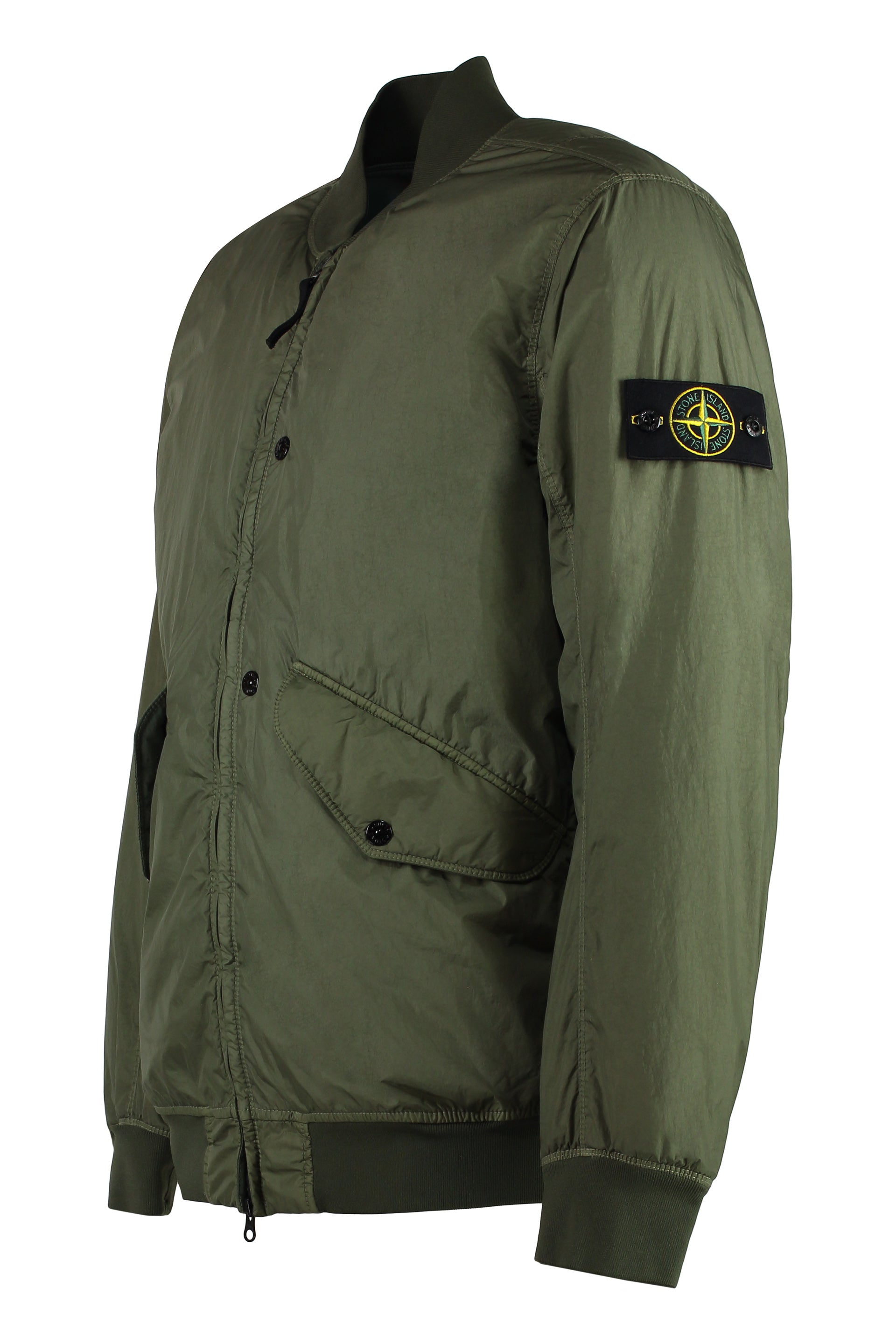 Bomber jacket in technical fabric