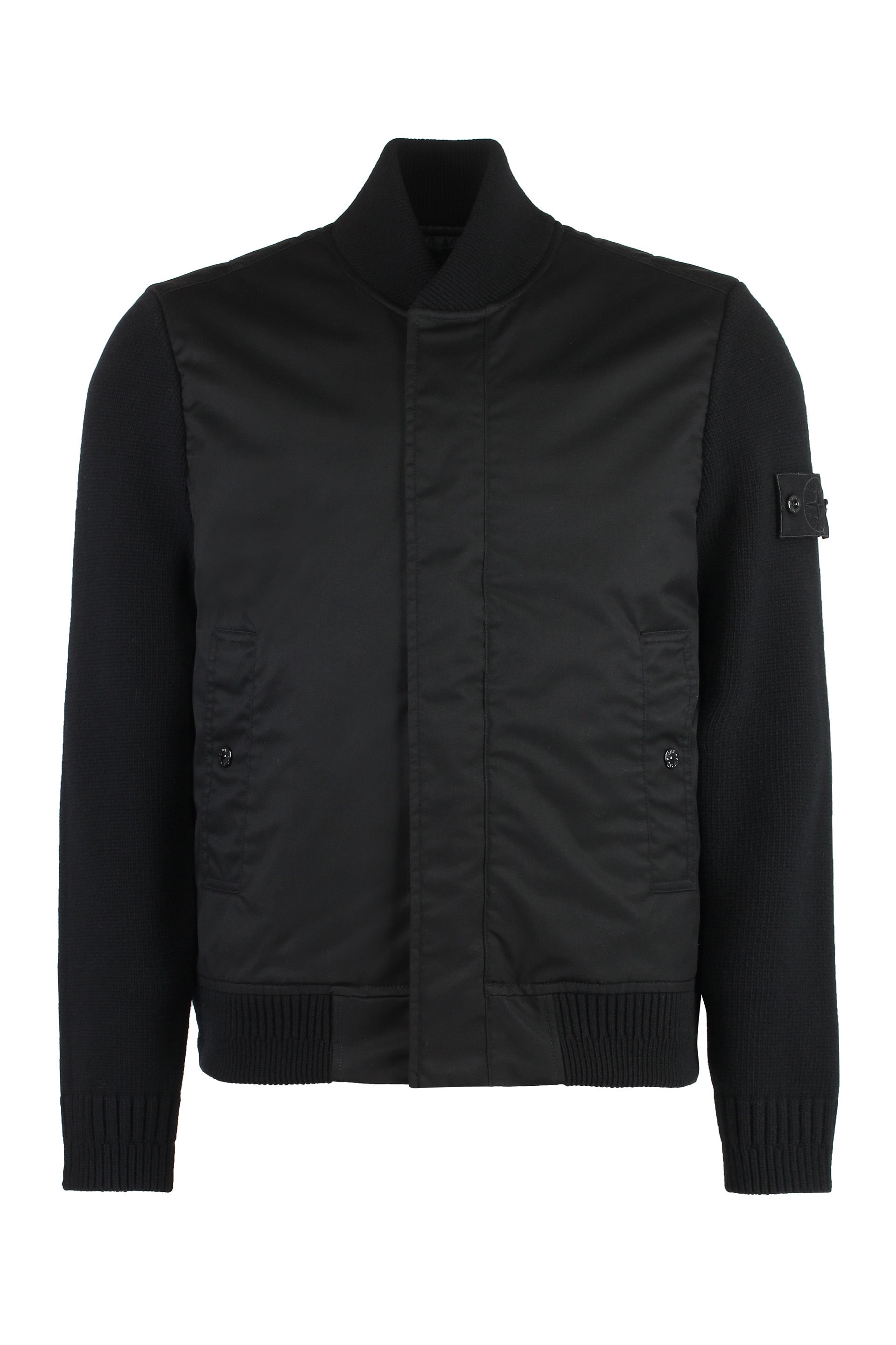 Wool bomber jacket
