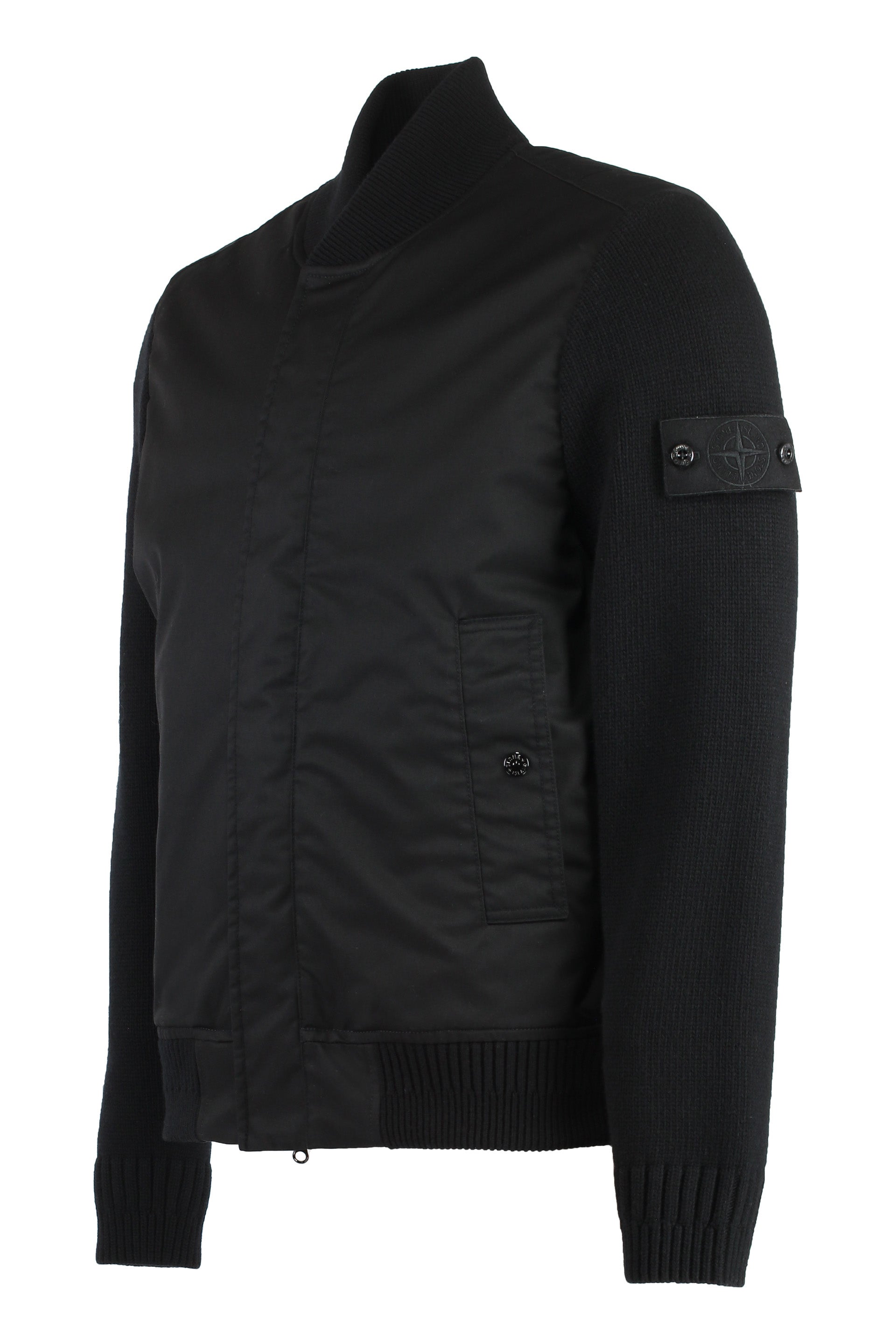 Wool bomber jacket
