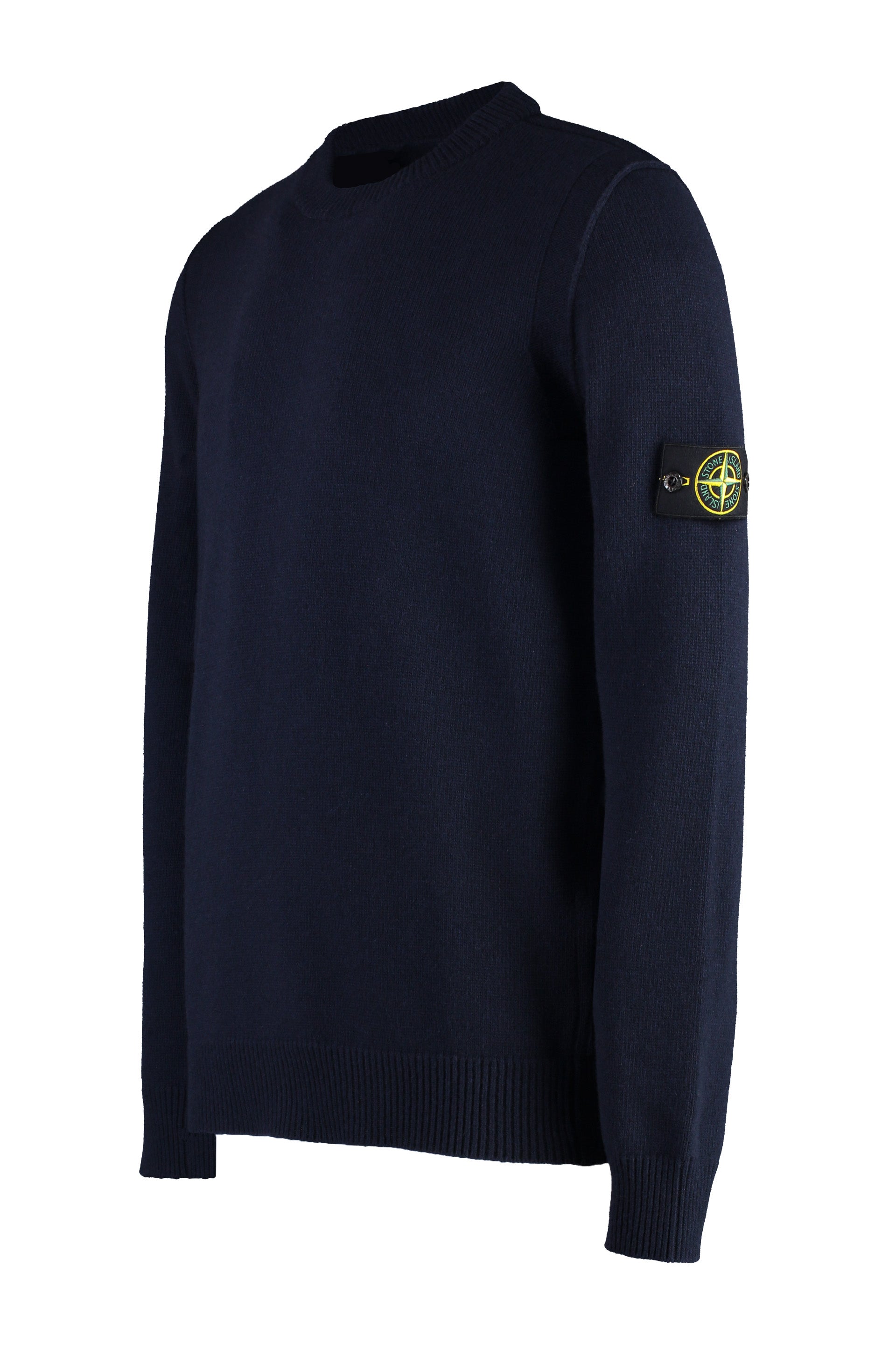 Wool-blend crew-neck sweater
