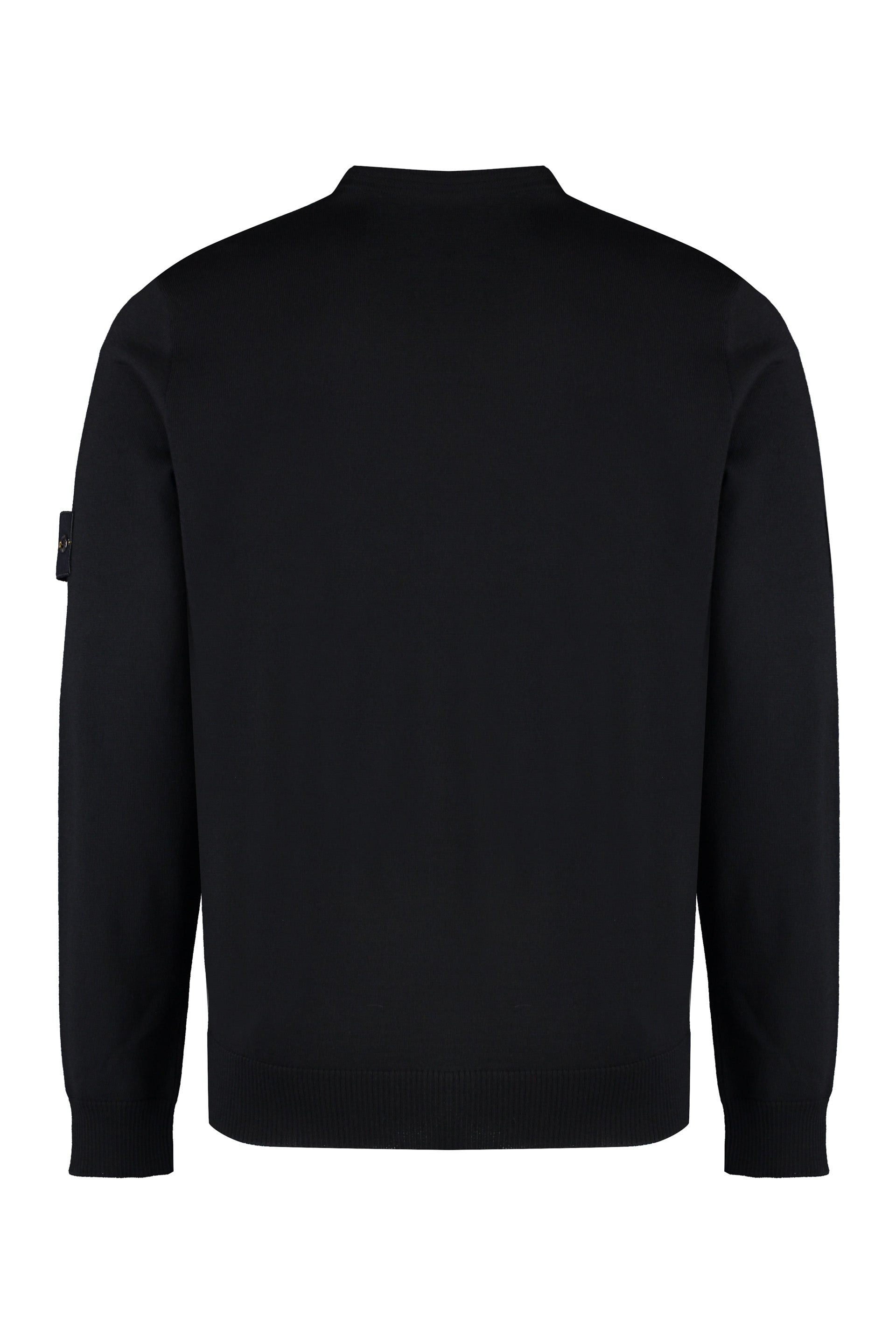 virgin wool crew-neck sweater