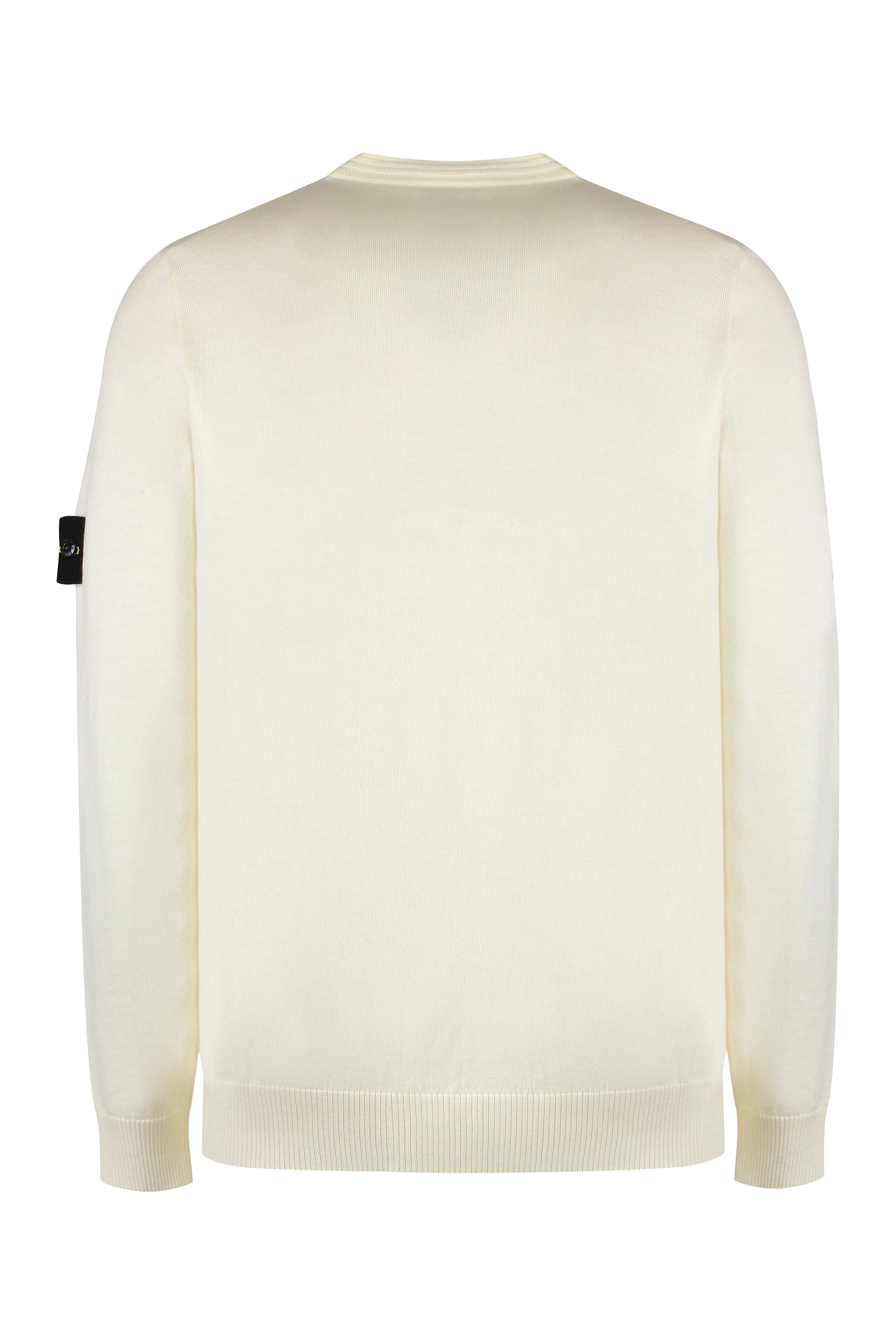 Virgin wool crew-neck pullover