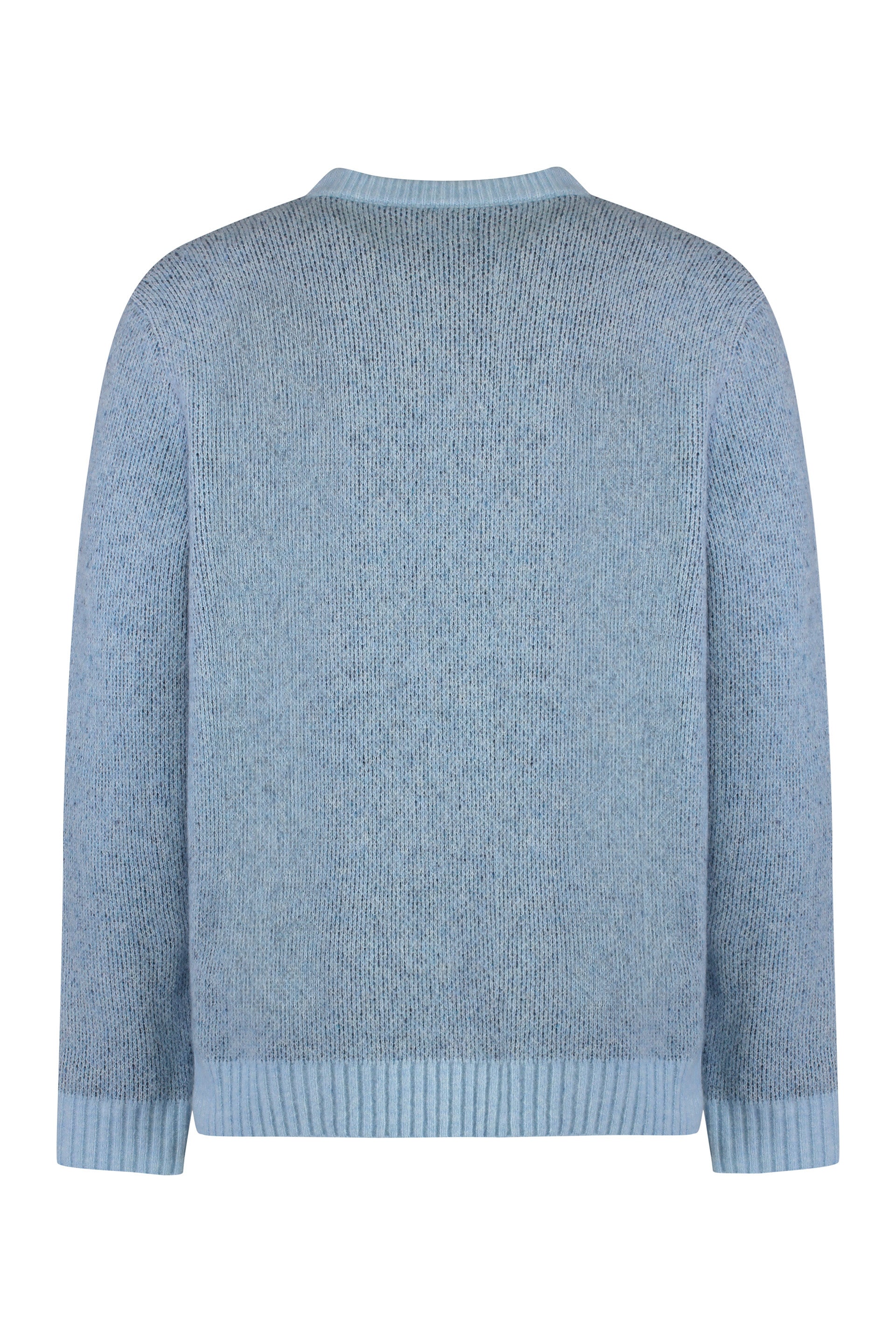 Wool-blend crew-neck sweater