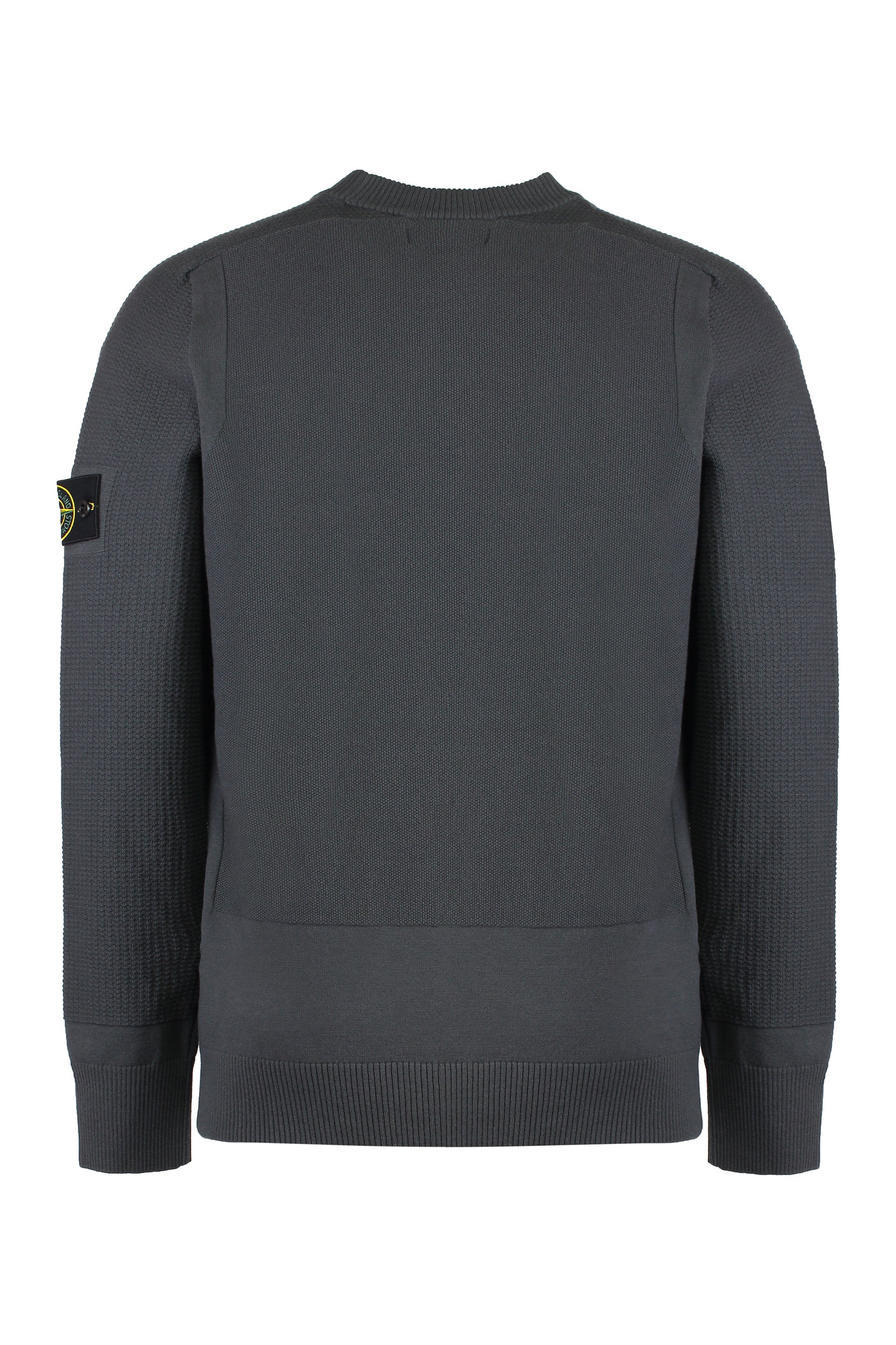 Wool-blend crew-neck sweater