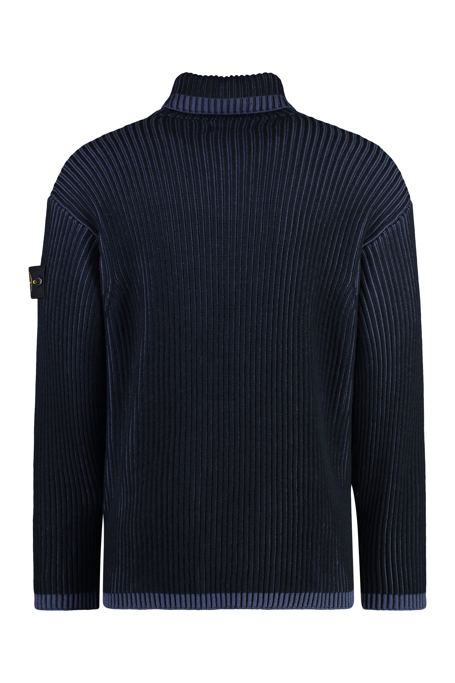 Virgin wool turtleneck sweater