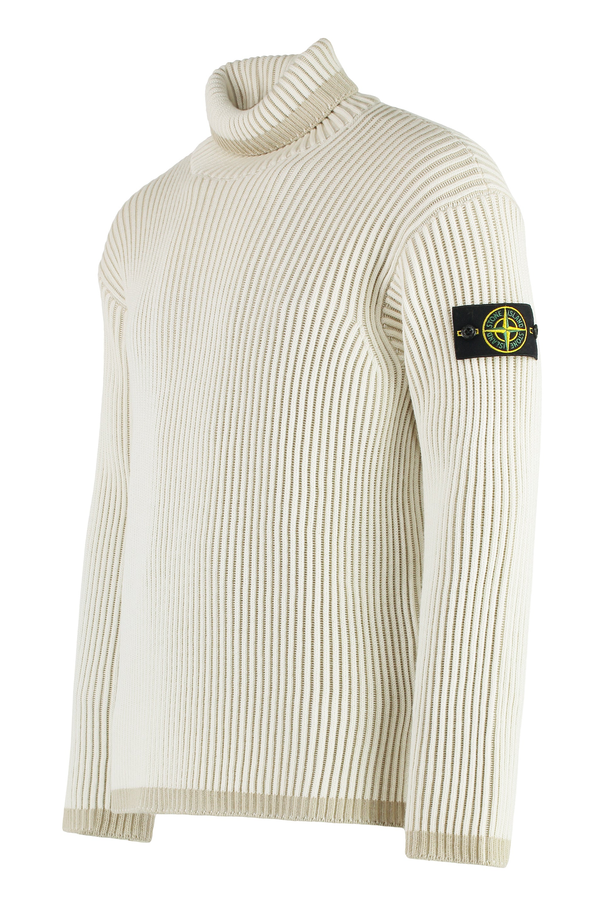 Virgin wool turtleneck sweater