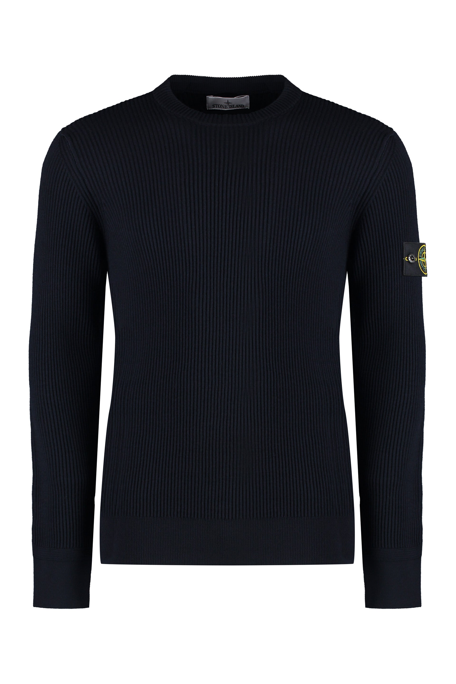 virgin wool crew-neck sweater