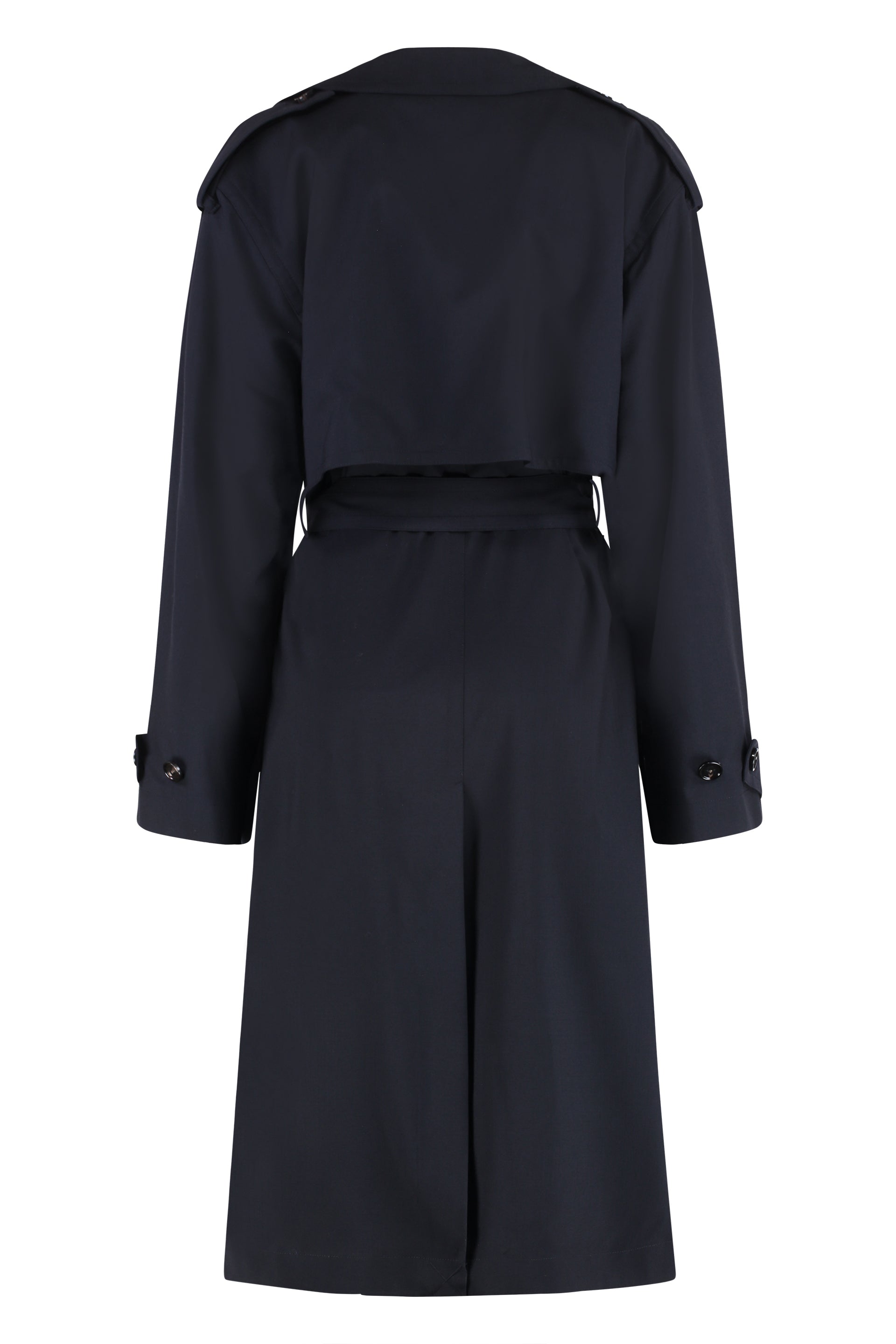 Wool trench coat