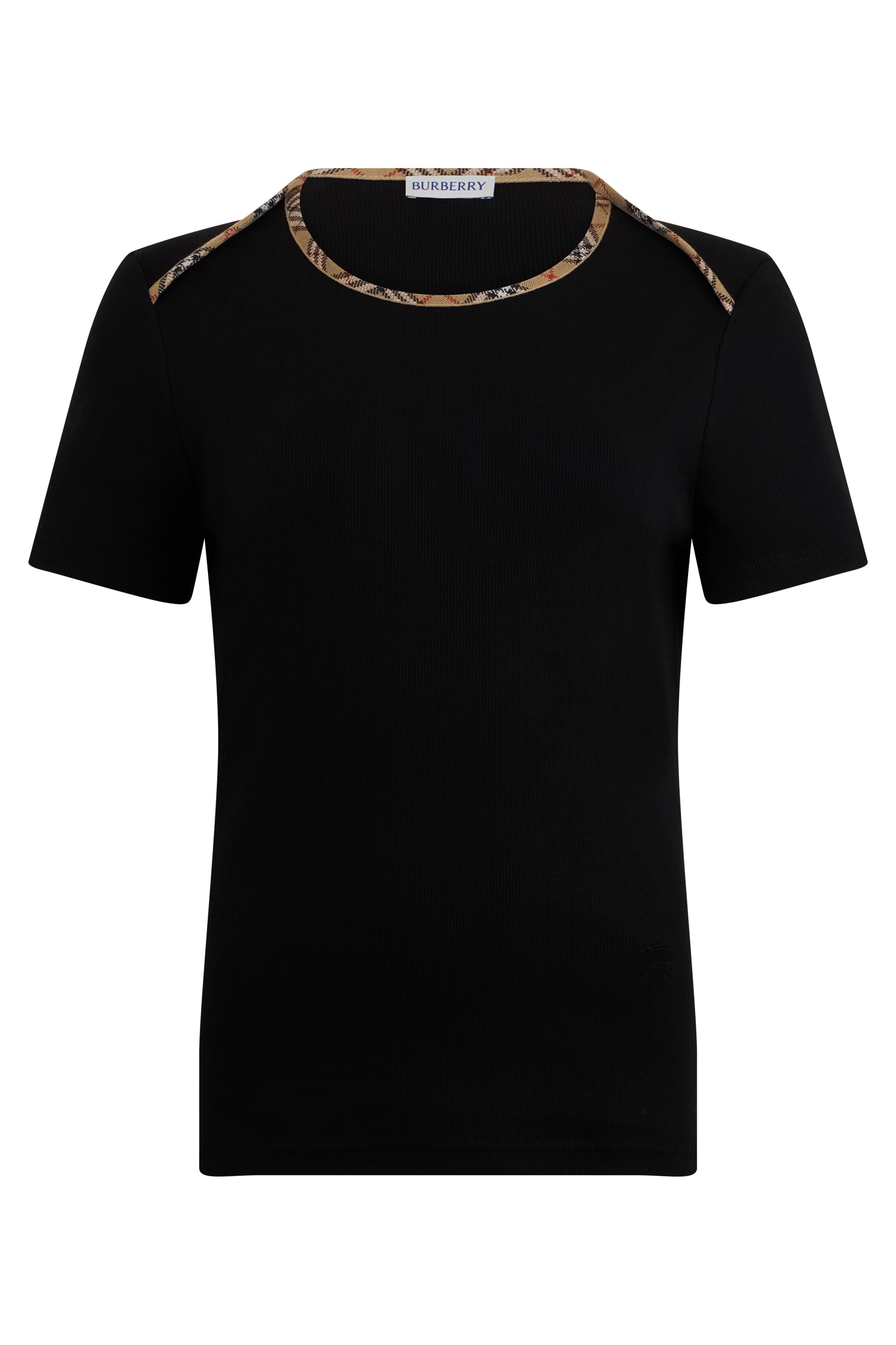 Ribbed cotton T-shirt