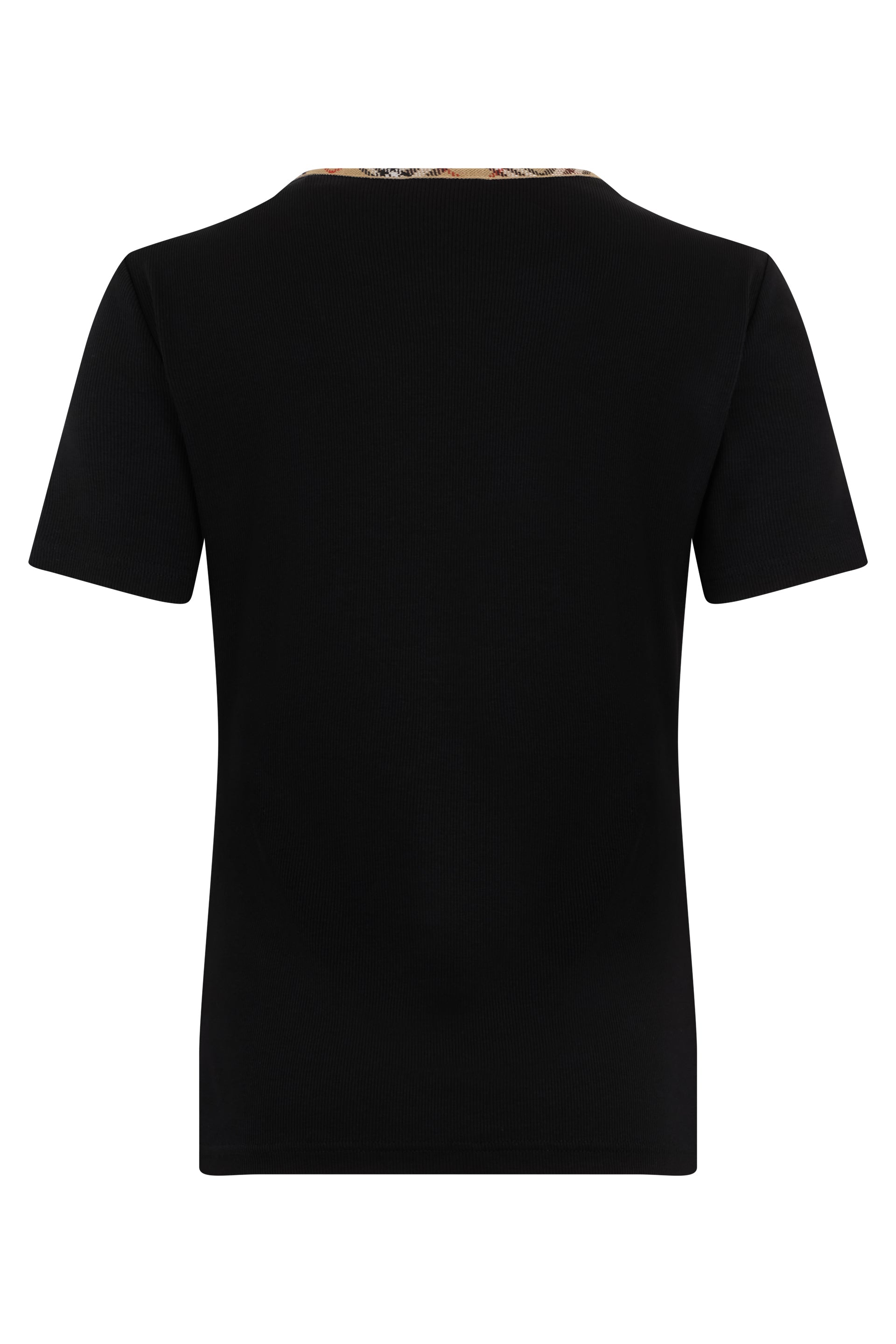 Ribbed cotton T-shirt